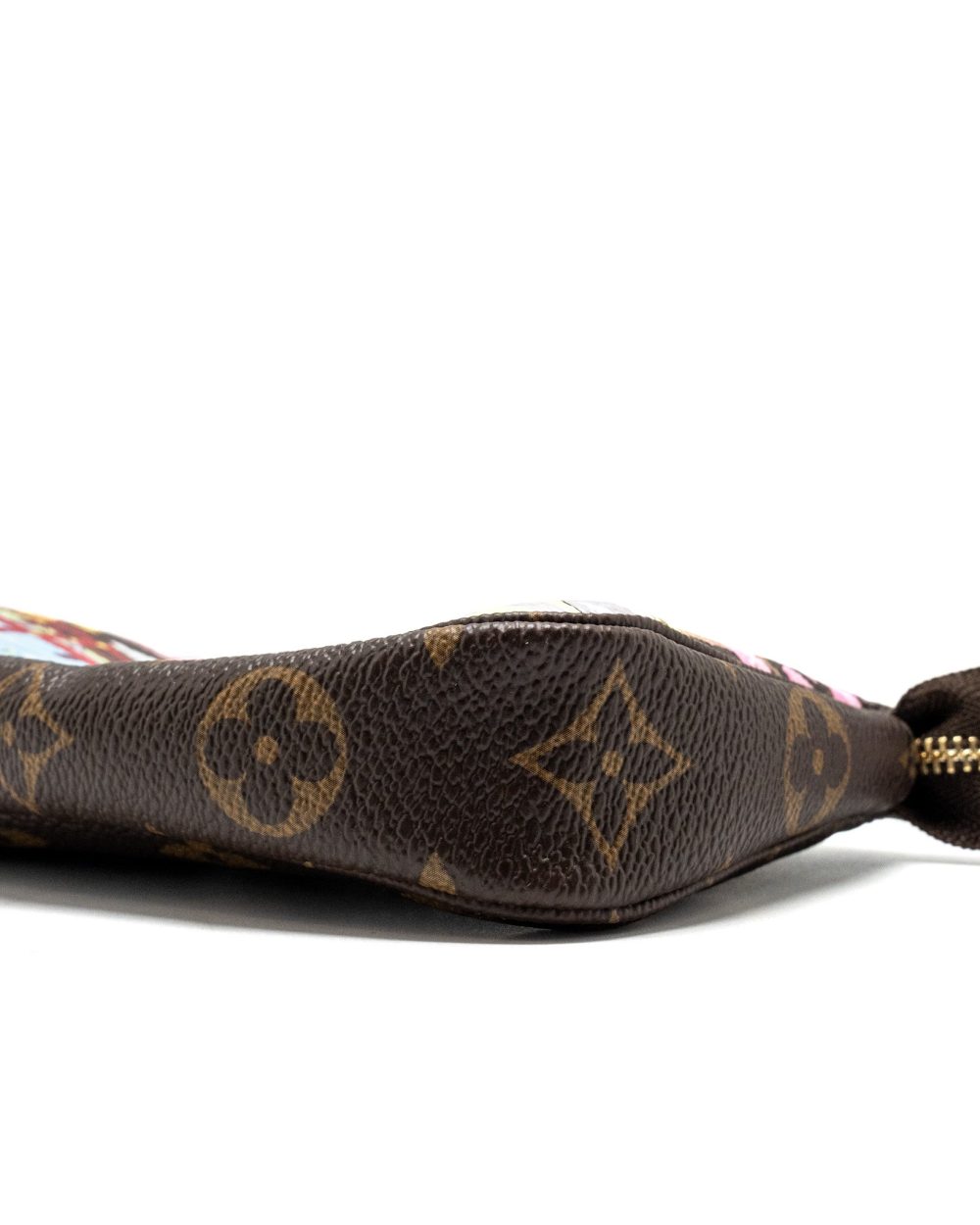 AAA Replica Louis Vuitton LV MINI POCHETTE ACCESSORIES 2021 CHRISTMAS LIMITED EDITION JAPANESE GARDEN SAKURA GHW 