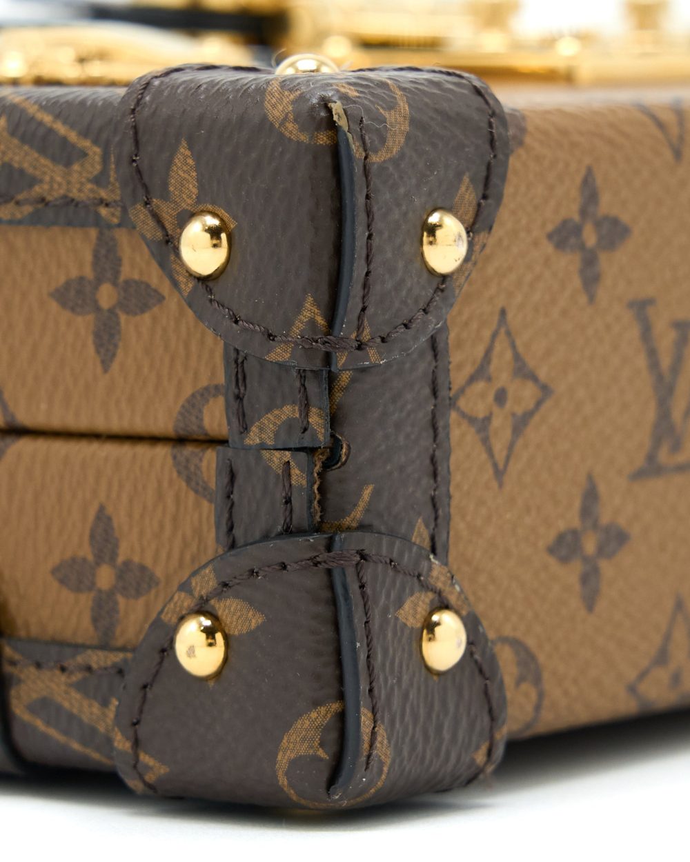 AAA Replica Louis Vuitton LV PETIT MALLE MONOGRAM REVERSE CANVAS GHW