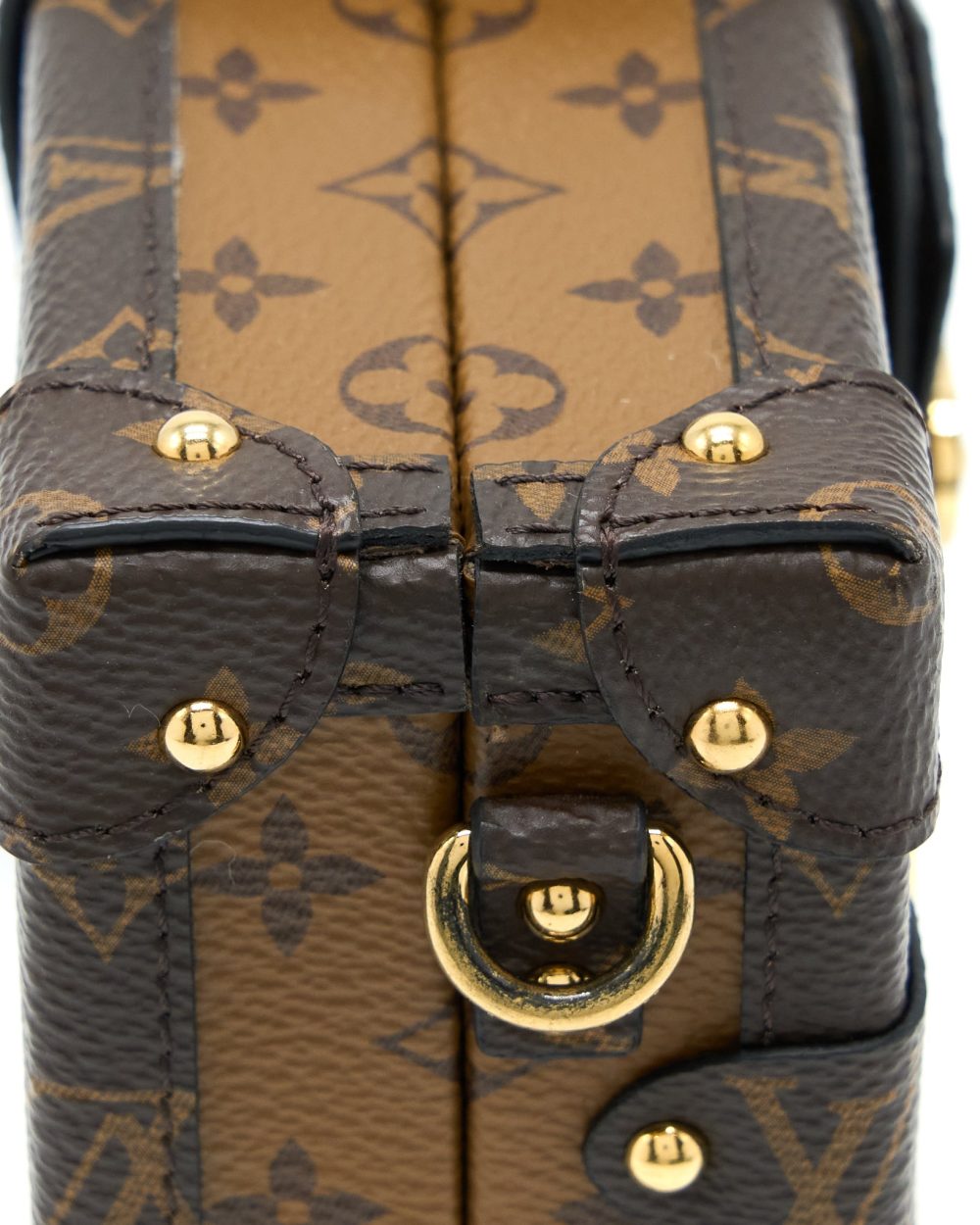 AAA Replica Louis Vuitton LV PETIT MALLE MONOGRAM REVERSE CANVAS GHW