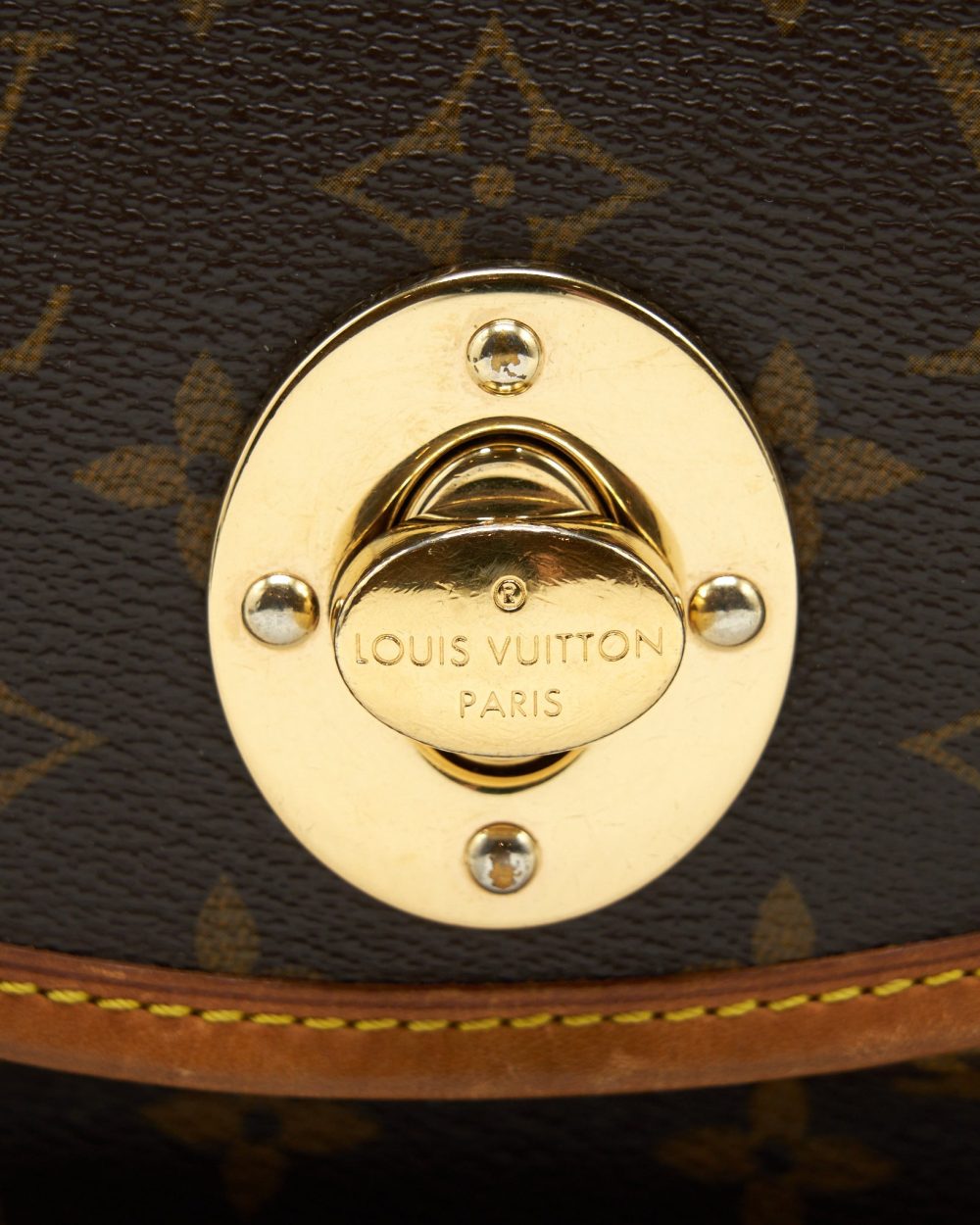 AAA Replica Louis Vuitton LV VINTAGE LARGE SHOULDER BAG MONOGRAM CANVAS GHW