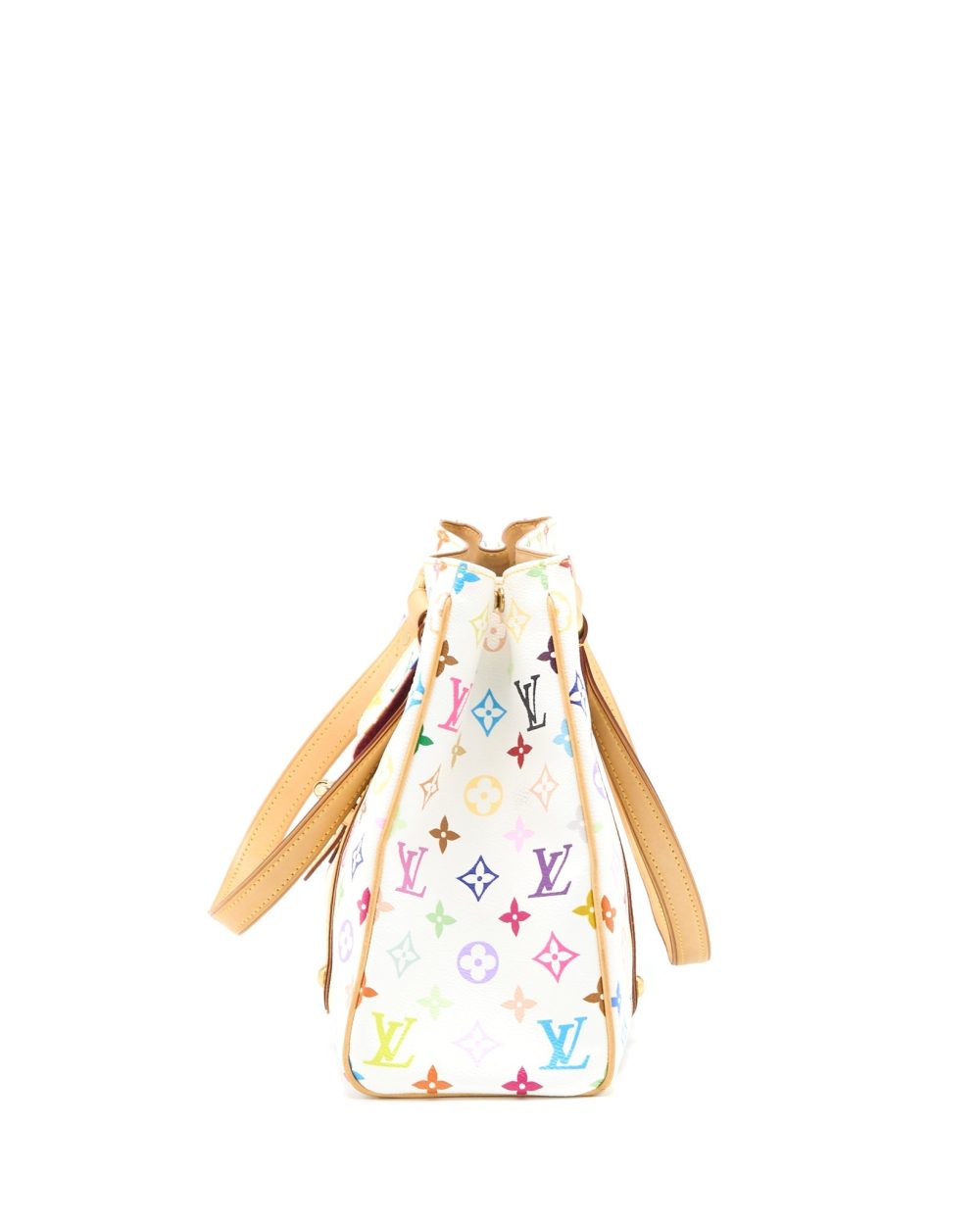 AAA Replica Louis Vuitton LV AURELIA SHOULDER BAG WHITE MULTICOLOUR MONOGRAM CANVAS GHW