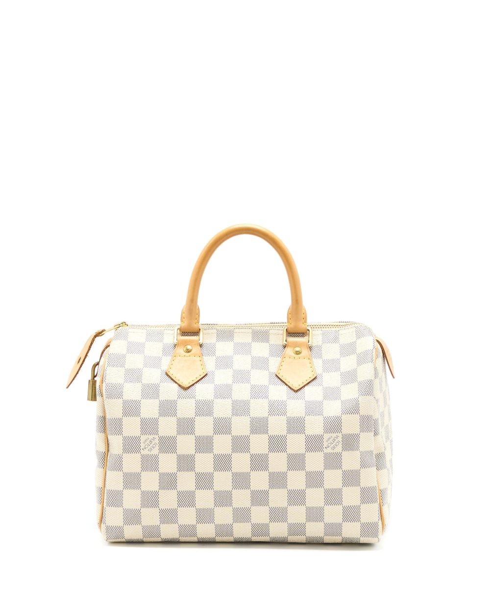 AAA Replica Louis Vuitton LV SPEEDY 25 DAMIER AZUR CANVAS GHW