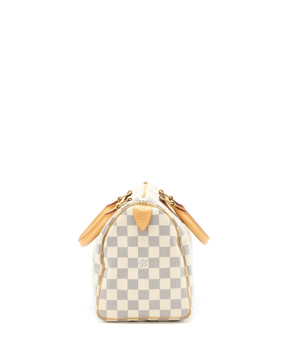AAA Replica Louis Vuitton LV SPEEDY 25 DAMIER AZUR CANVAS GHW