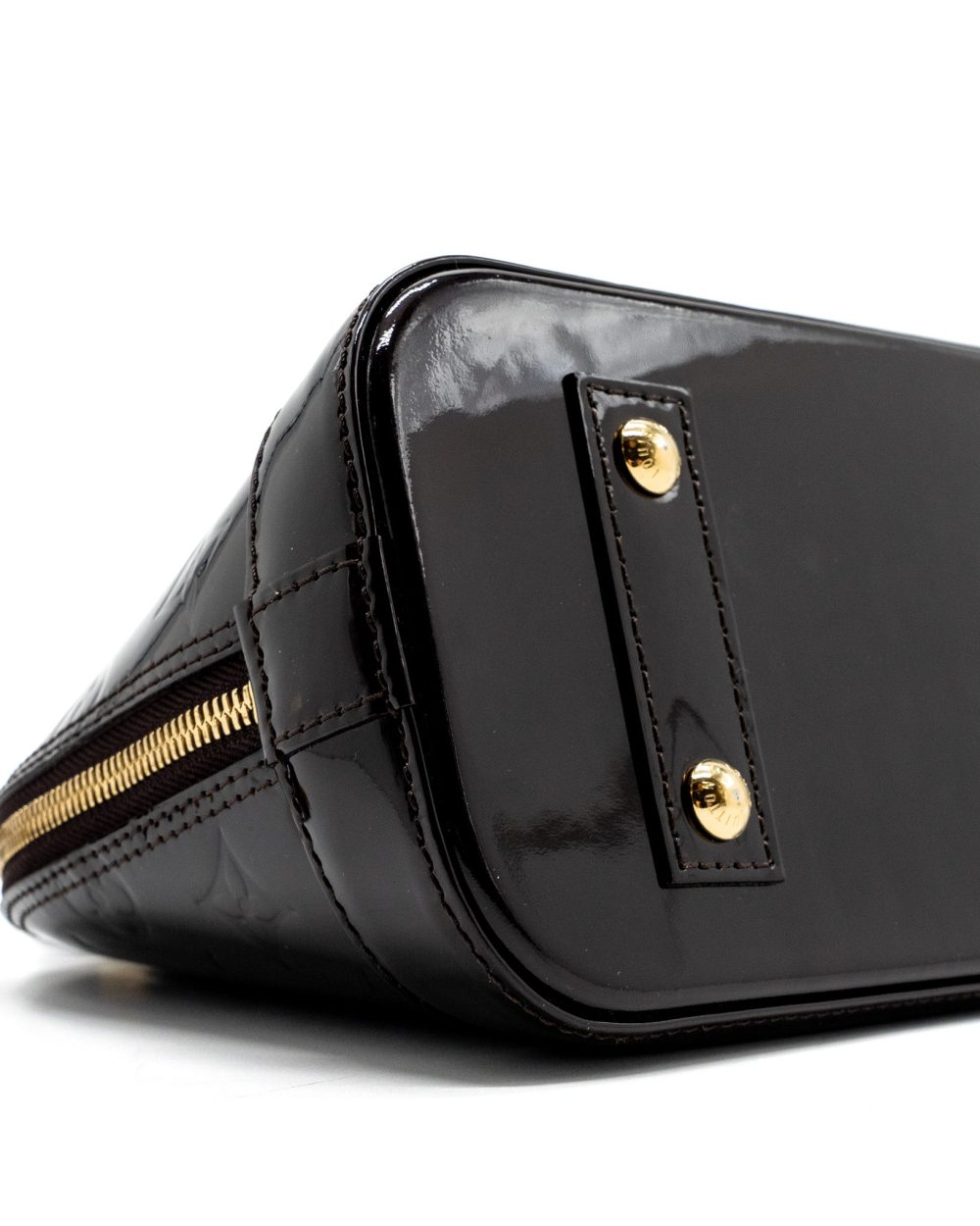 AAA Replica Louis Vuitton LV ALMA BB PATENT AMARANTE GHW