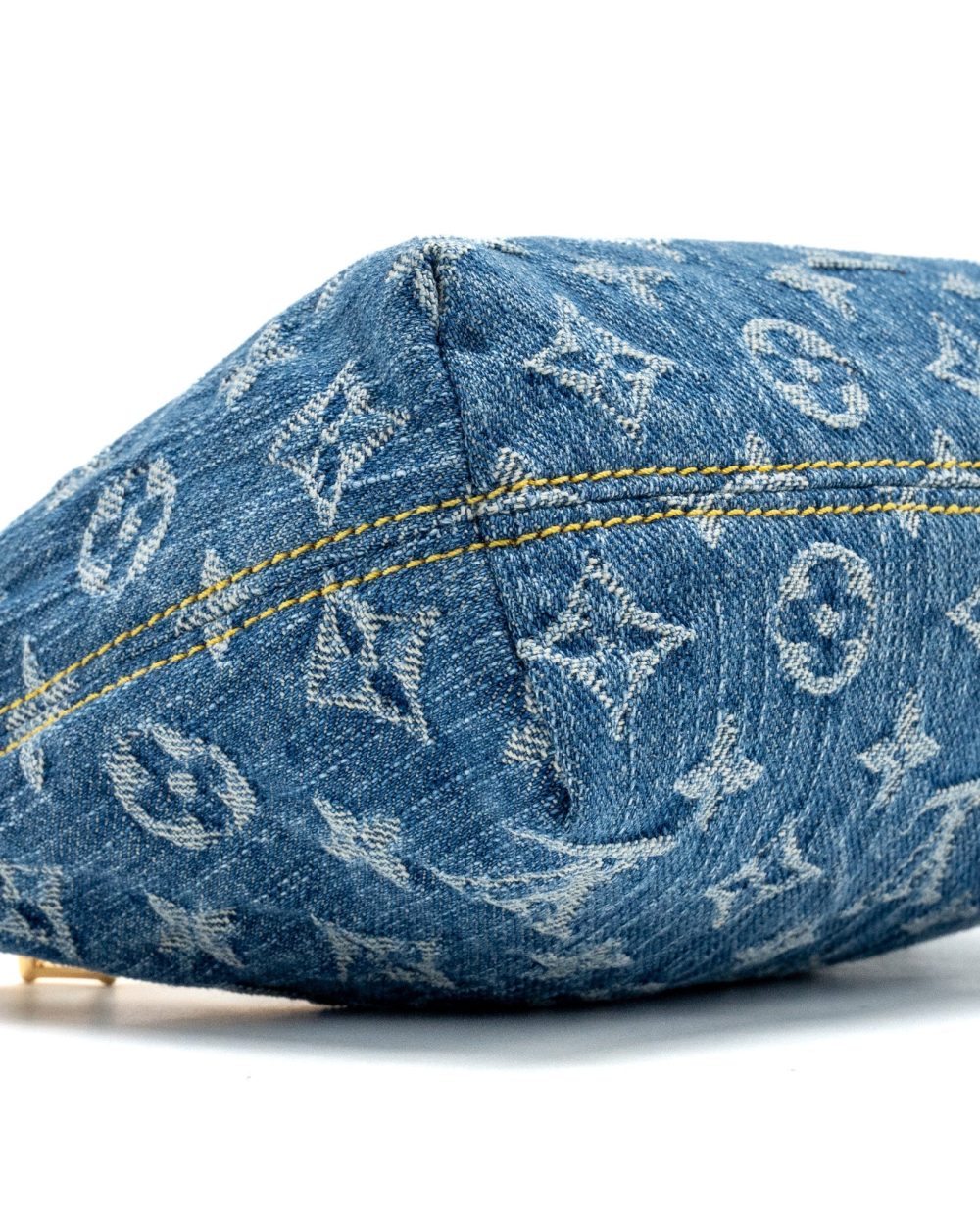 AAA Replica Louis Vuitton LV HILLS POCHETTE MONOGRAM DENIM BLUE GHW