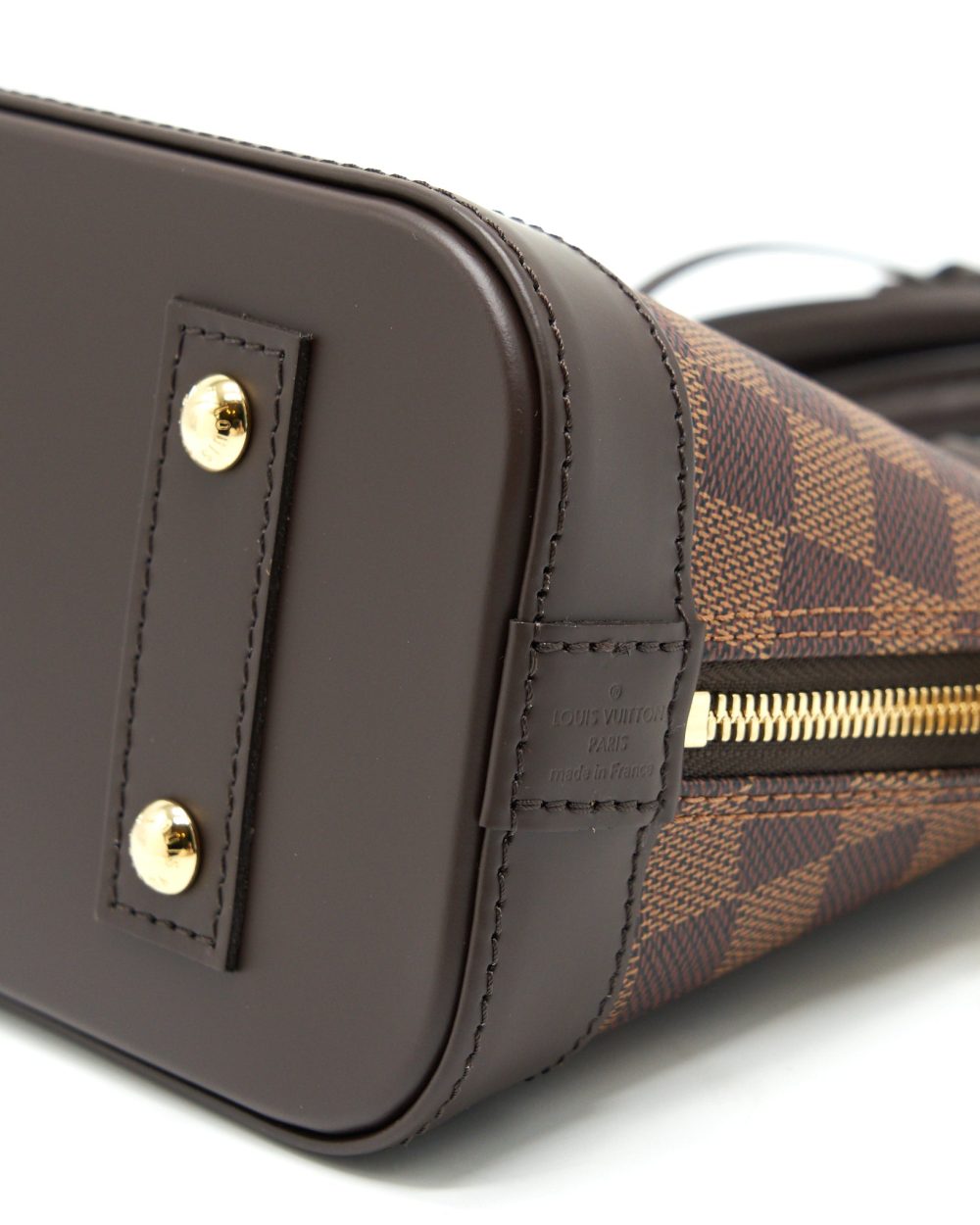 AAA Replica Louis Vuitton LV ALMA BB IN DAMIER EBENE