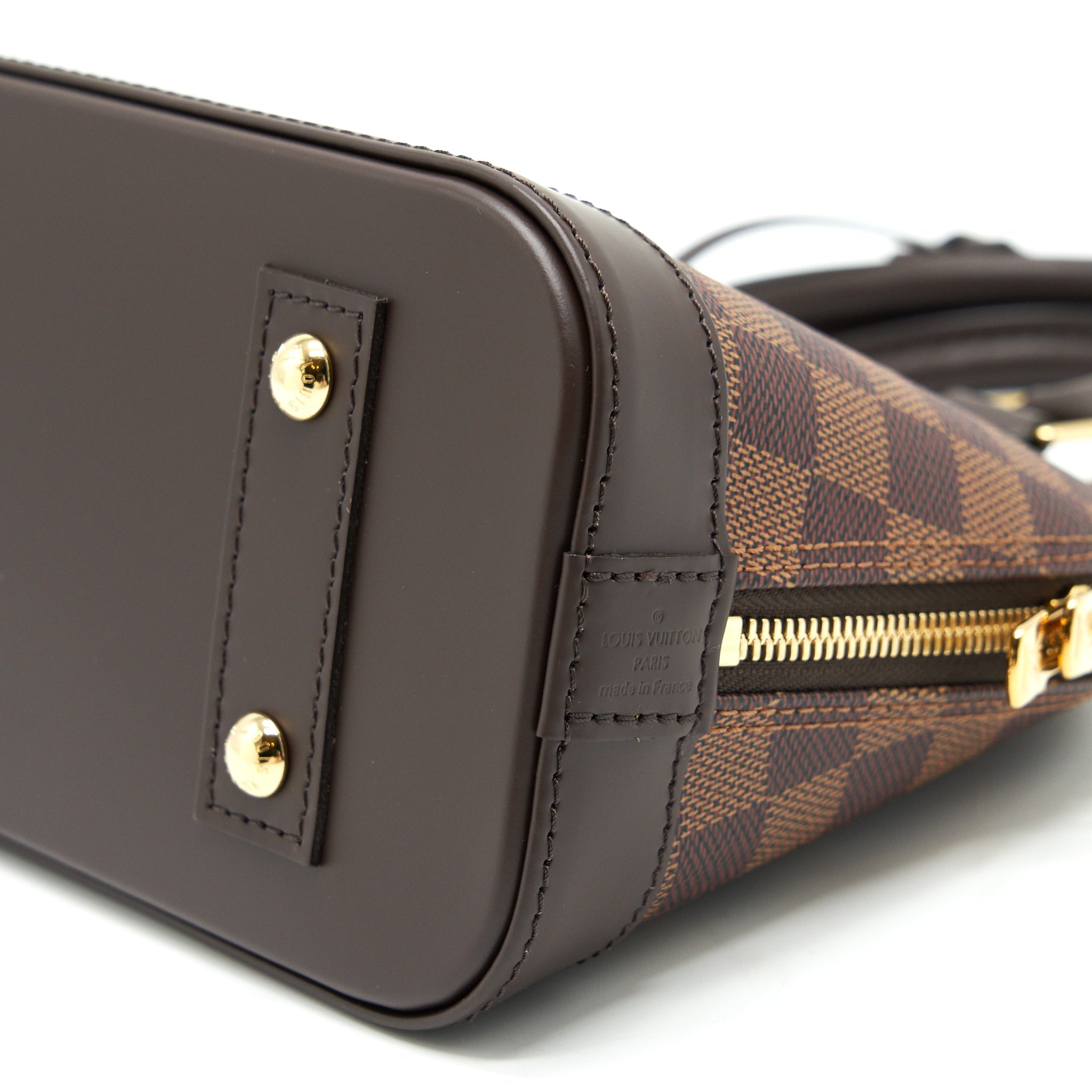 AAA Replica Louis Vuitton LV ALMA BB IN DAMIER EBENE