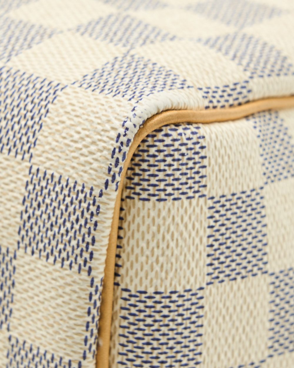 AAA Replica Louis Vuitton LV SPEEDY 25 DAMIER AZUR CANVAS GHW