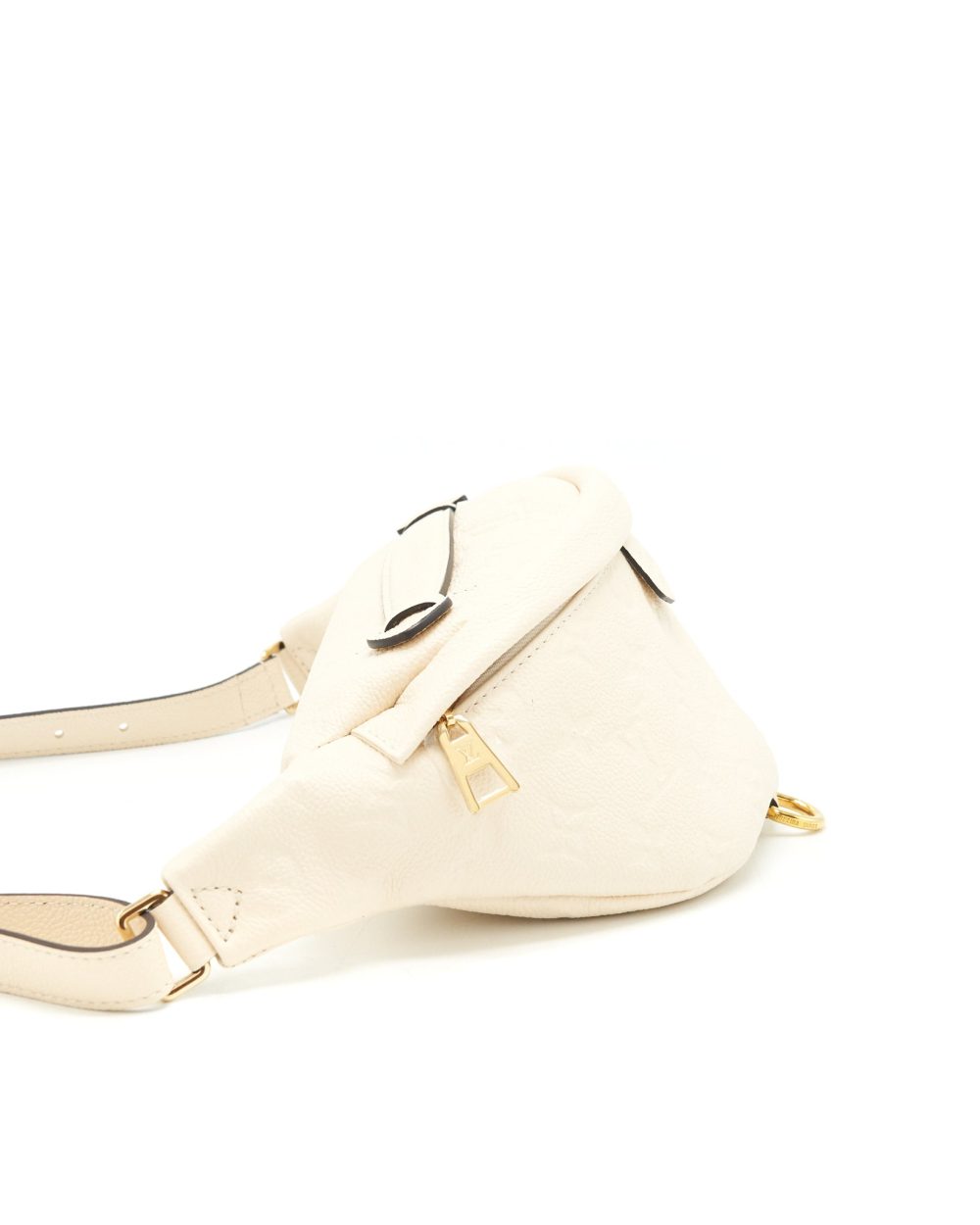 AAA Replica Louis Vuitton LV MONOGRAM EMPREINTE BUMBAG WHITE