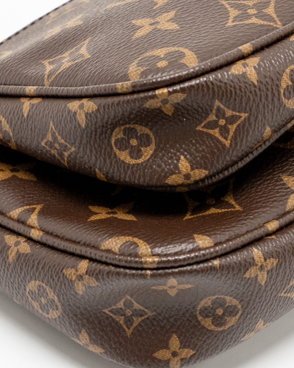 AAA Replica Louis Vuitton LV MULTI POCHETTE ACCESSORIES KHAKI STRAP MONOGRAM CANVAS GHW