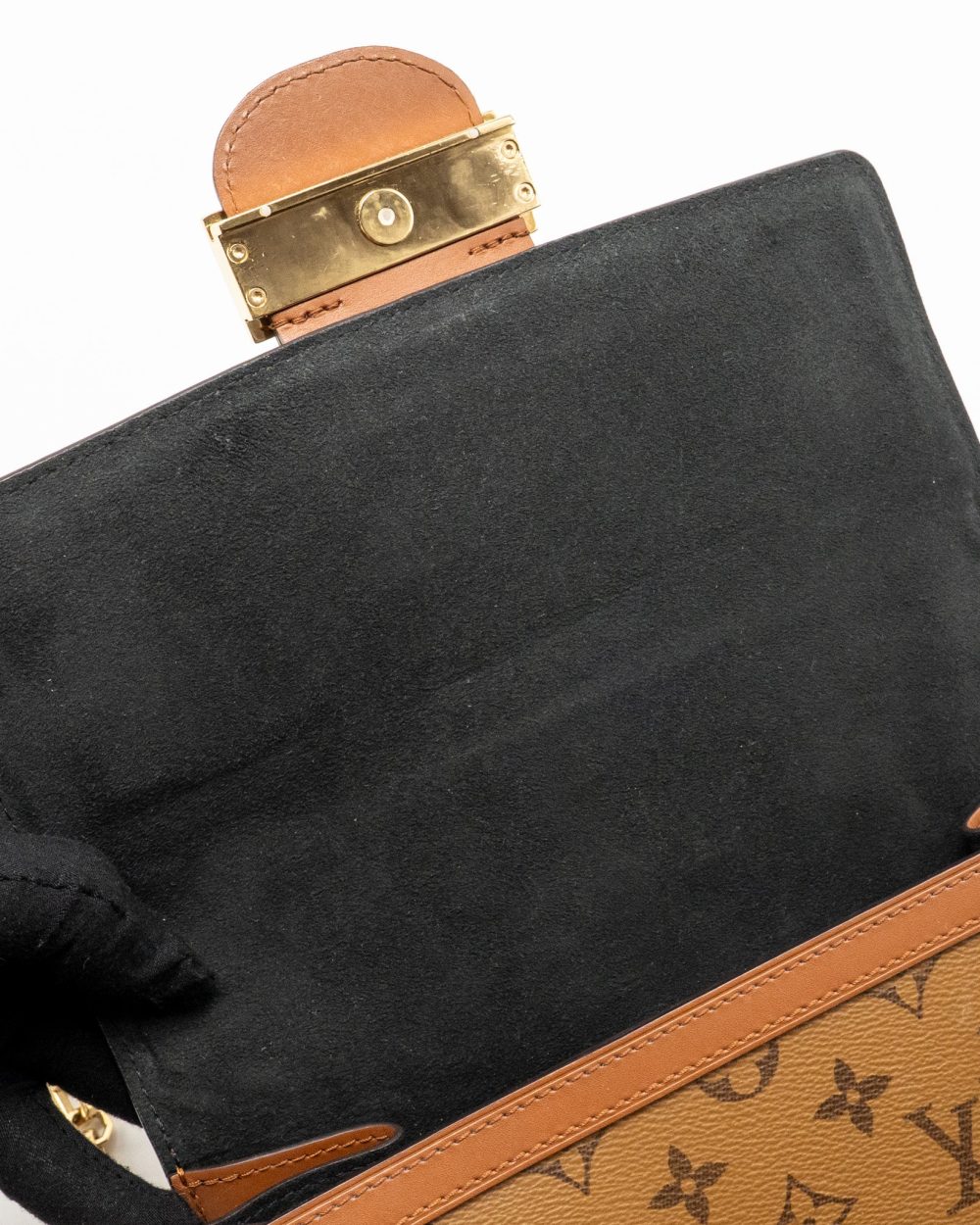 AAA Replica Louis Vuitton LV DAUPHINE MM MONOGRAM / MONOGRAM REVERSE CANVAS GHW