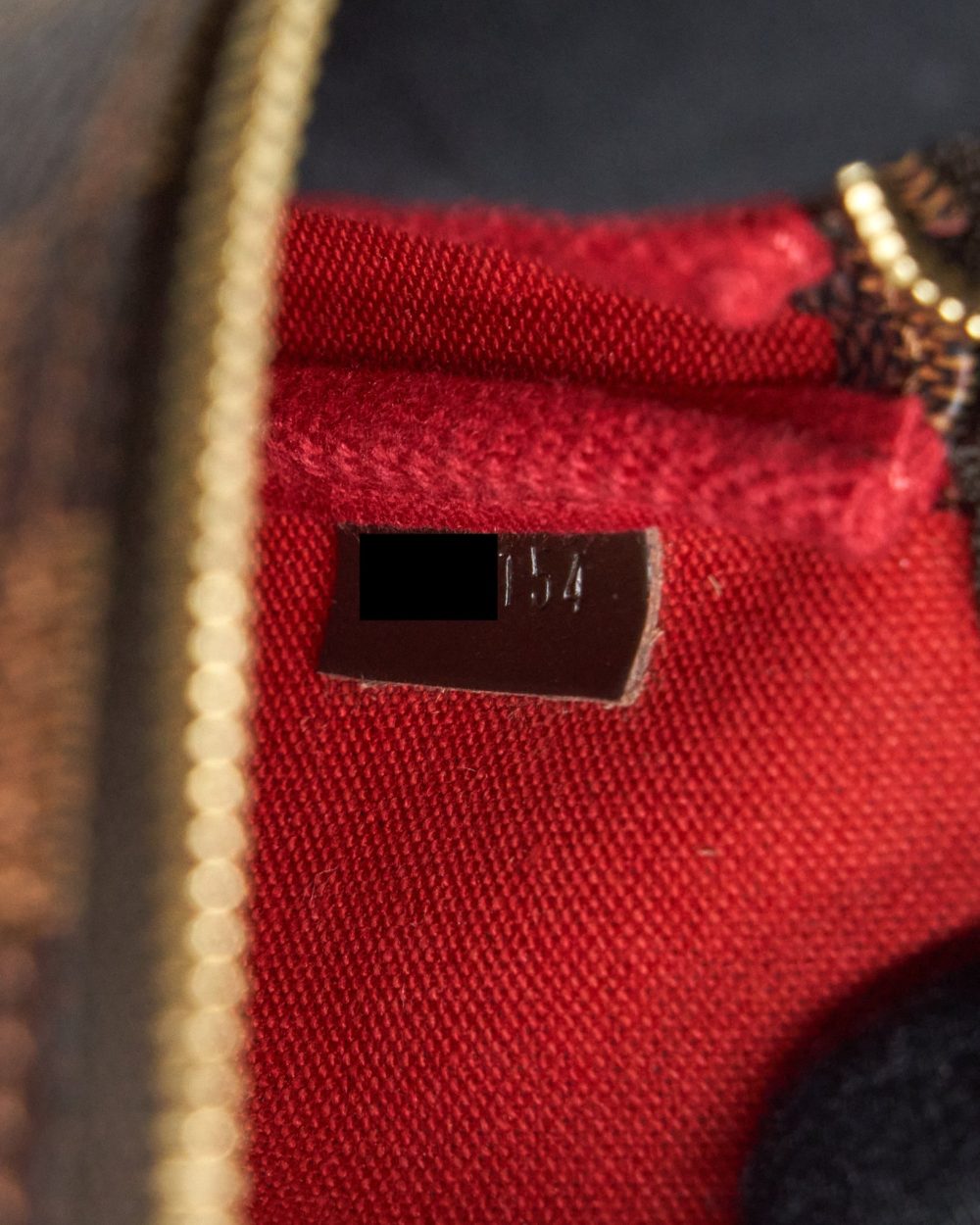 AAA Replica Louis Vuitton LV MINI POCHETTE DAMIER EBENE GHW
