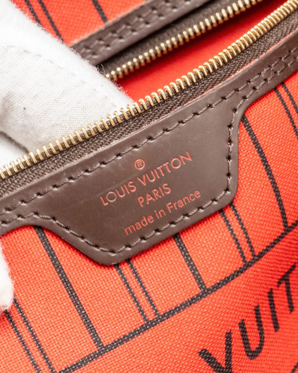 AAA Replica Louis Vuitton LV NEVERFULL MM DAMIER EBENE CANVAS GHW