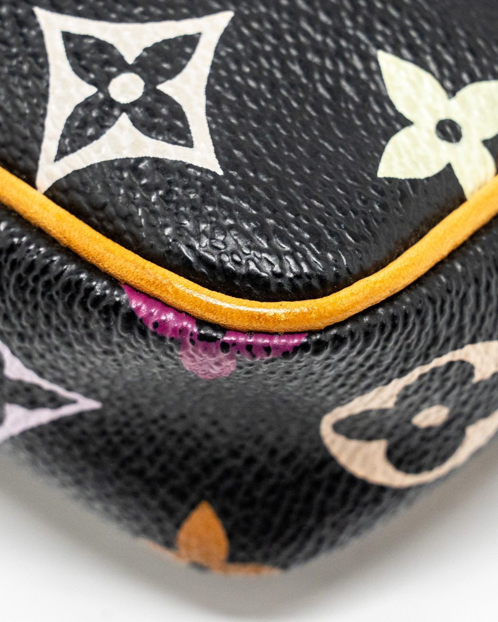 AAA Replica Louis Vuitton LV POCHETTE ACCESSORIES CANVAS BLACK MULTICOLOUR GHW 