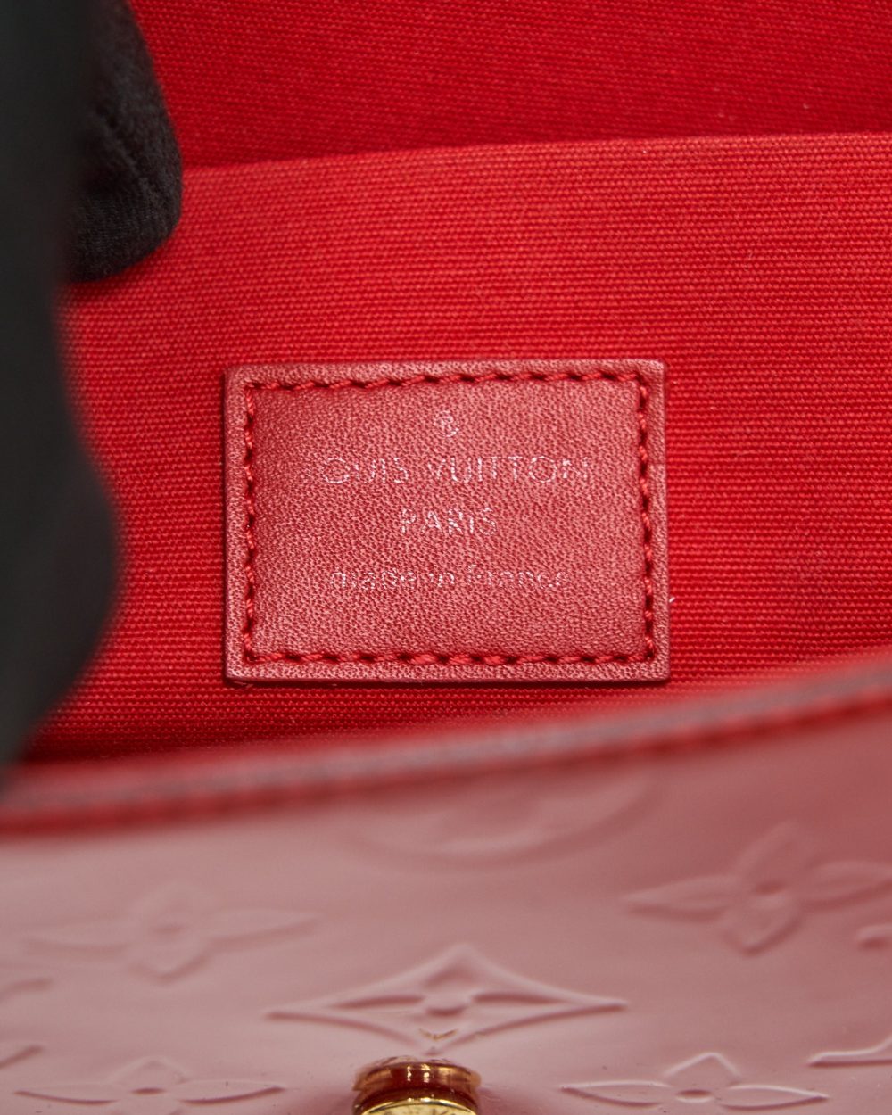AAA Replica Louis Vuitton LV POCHETTE FELICIE MONOGRAM PATENT LEATHER