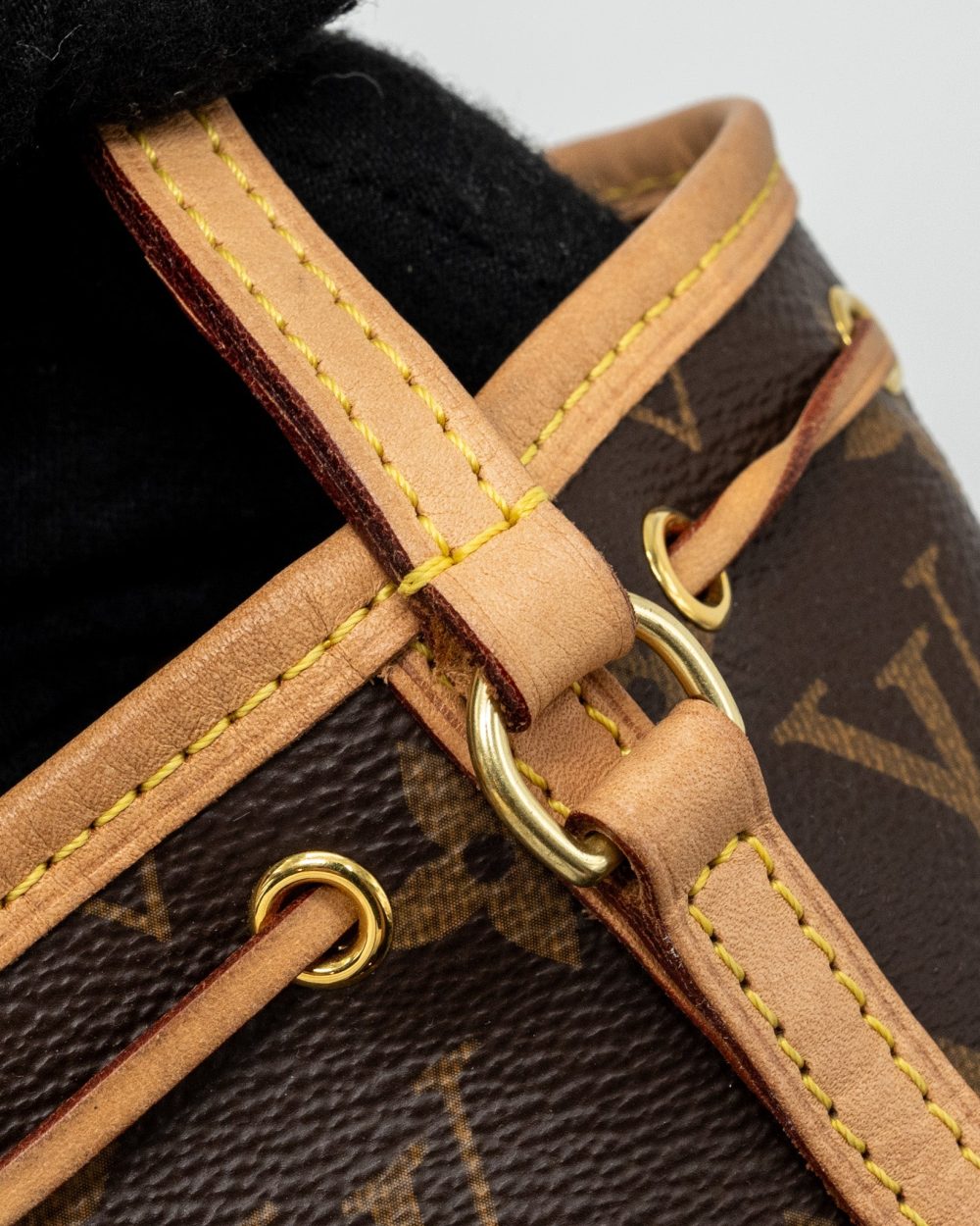 AAA Replica Louis Vuitton LV NANO NOE MONOGRAM CANVAS GHW