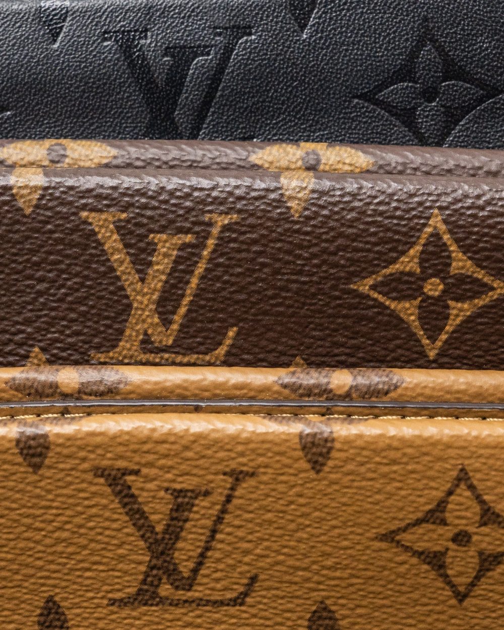 AAA Replica Louis Vuitton LV LV3 POCHETTE SHOULDER BAG REVERSE MONOGRAM CANVAS LAMBSKIN GHW
