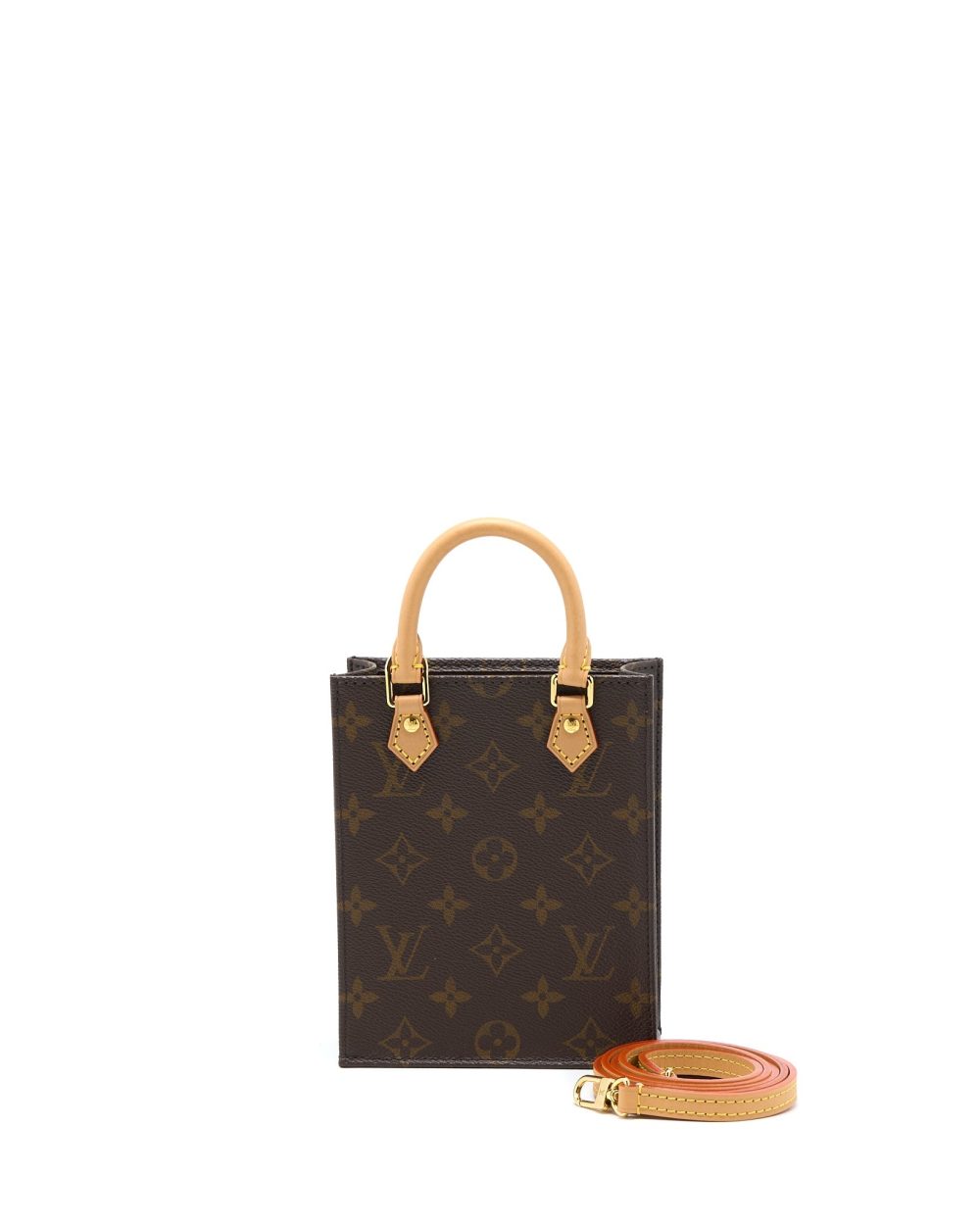 AAA Replica Louis Vuitton LV PETIT SAC PLAT MONOGRAM CANVAS GHW