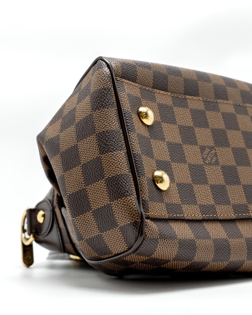 AAA Replica Louis Vuitton LV TREVI PM DAMIER EBENE CANVAS GHW