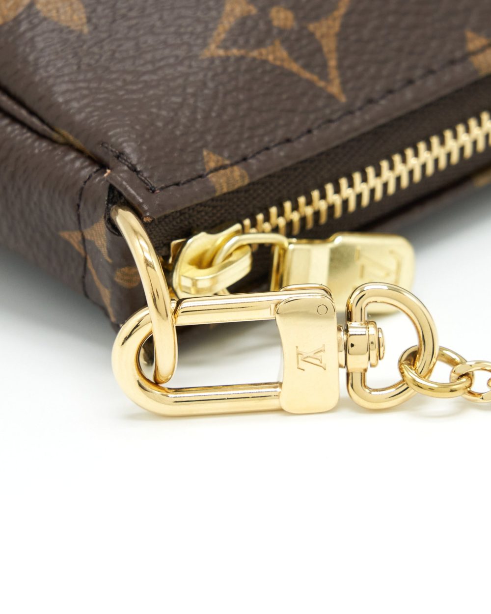 AAA Replica Louis Vuitton LV MINI POCHETTE MONOGRAM CANVAS GHW