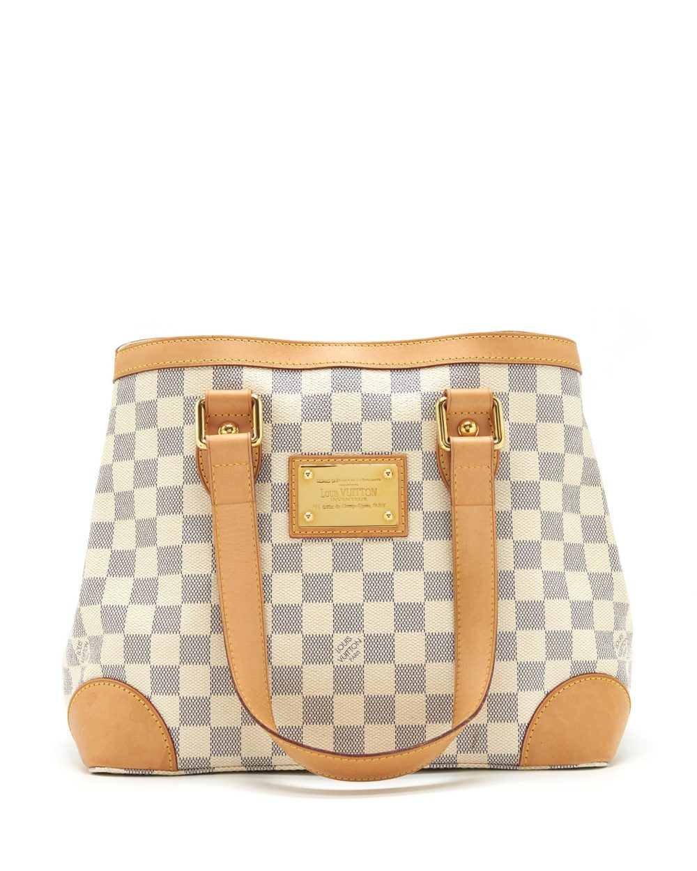 AAA Replica Louis Vuitton LV HAMPSTEAD PM DAMIER AZUR CANVAS GHW