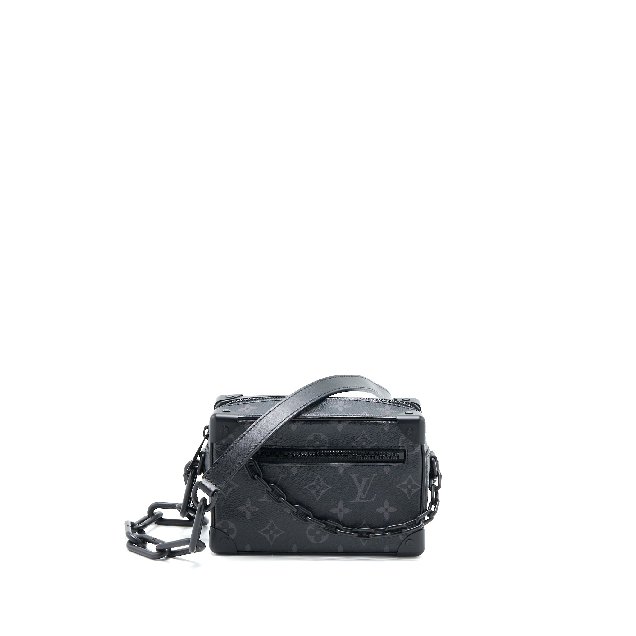 AAA Replica Louis Vuitton LV MINI SOFT TRUNK MONOGRAM ECLIPSE CANVAS BLACK HARDWARE
