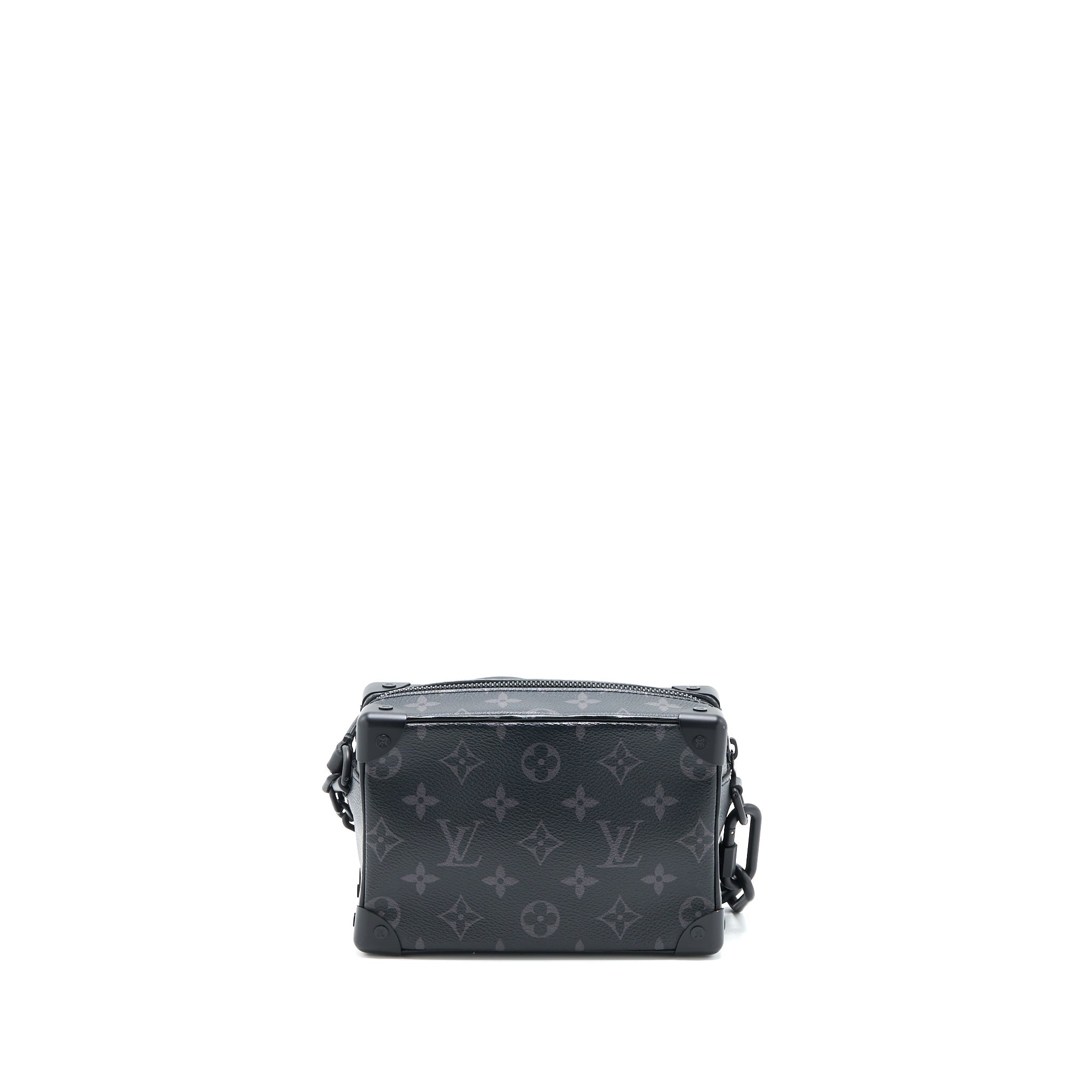 AAA Replica Louis Vuitton LV MINI SOFT TRUNK MONOGRAM ECLIPSE CANVAS BLACK HARDWARE
