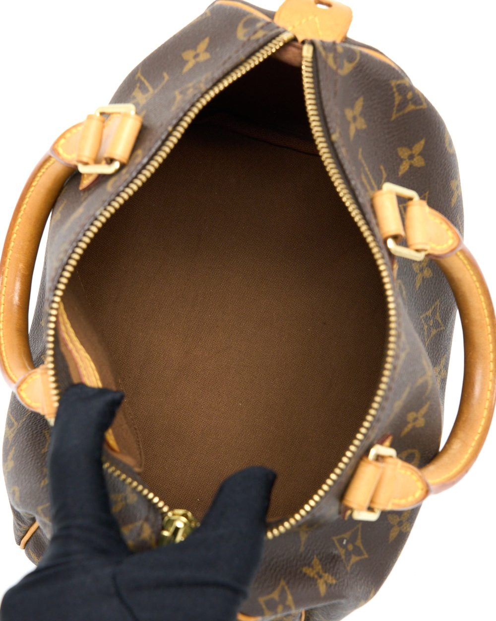 AAA Replica Louis Vuitton LV VINTAGE SPEEDY 25 MONOGRAM CANVAS GHW
