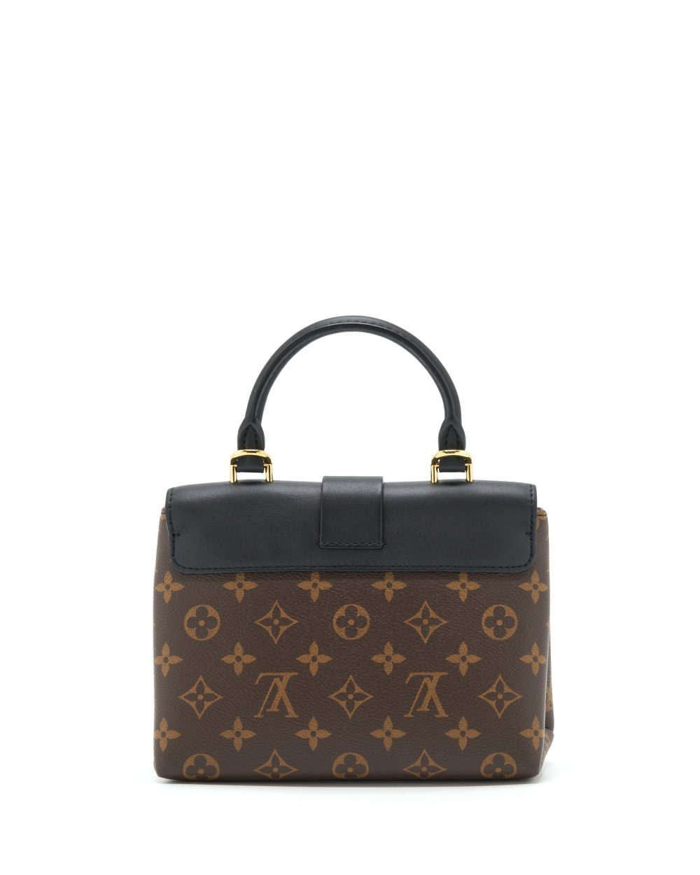 AAA Replica Louis Vuitton LV LOCKY BB MONOGRAM CANVAS/ BLACK GHW