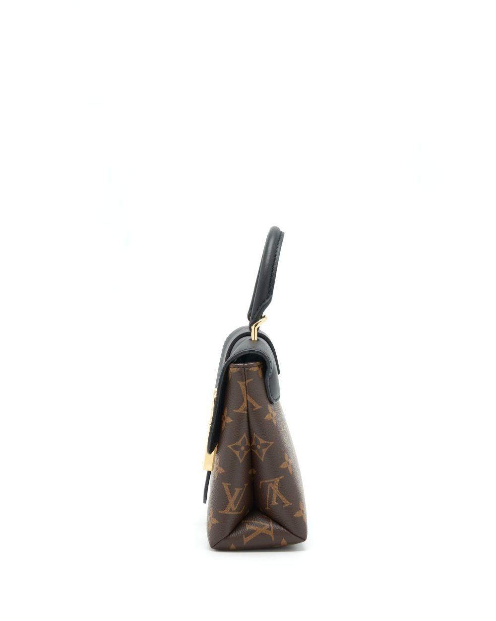 AAA Replica Louis Vuitton LV LOCKY BB MONOGRAM CANVAS/ BLACK GHW