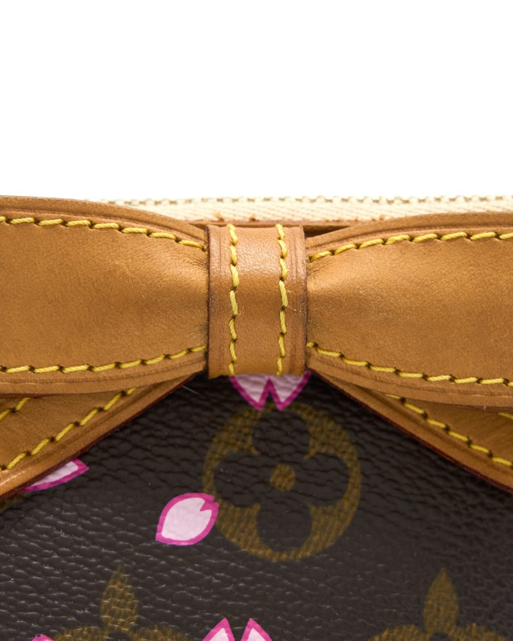 AAA Replica Louis Vuitton LV VINTAGE CHERRY BLOSSOM POCHETTE MONOGRAM CANVAS GHW