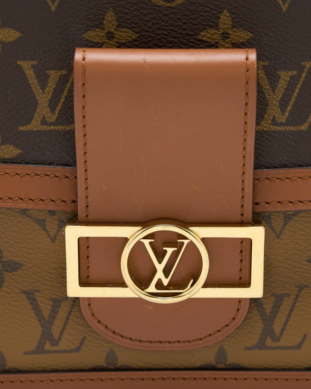 AAA Replica Louis Vuitton LV DAUPHINE MM MONOGRAM CANVAS GHW