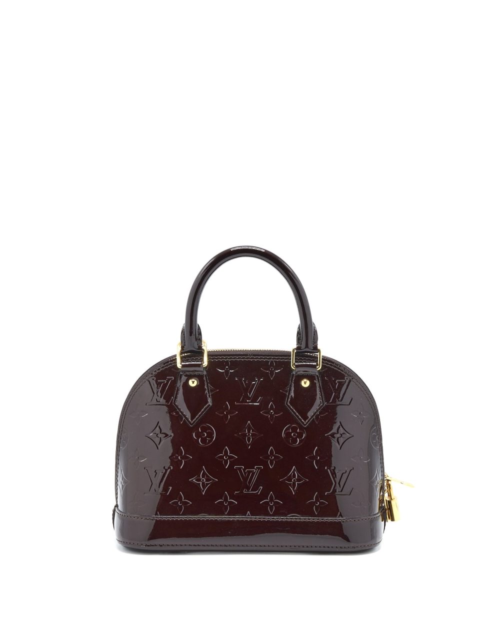 AAA Replica Louis Vuitton LV ALMA BB PATENT AMATANTE GHW