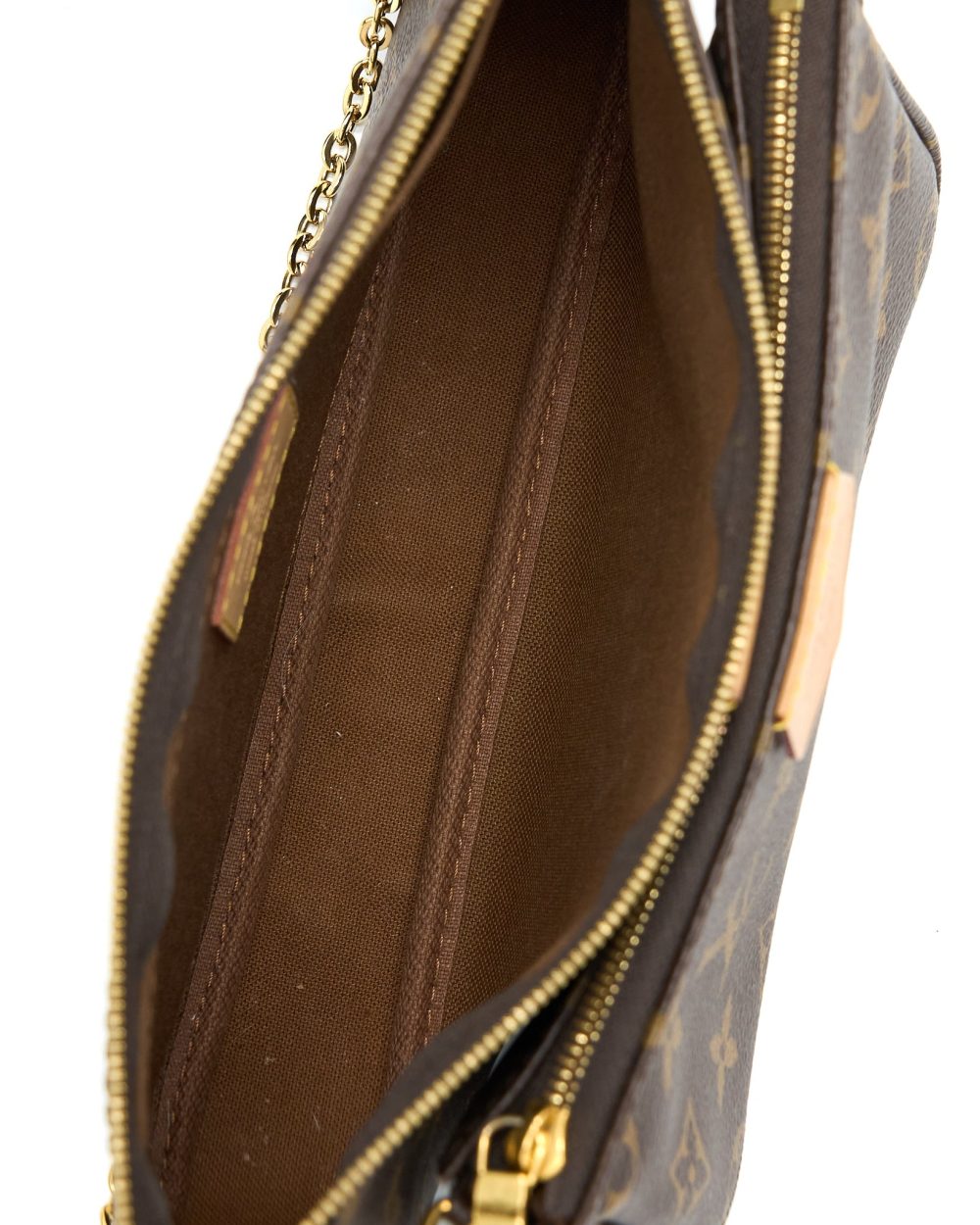 AAA Replica Louis Vuitton LV MULTI POCHETTE WITH KHAKI STRAP GHW