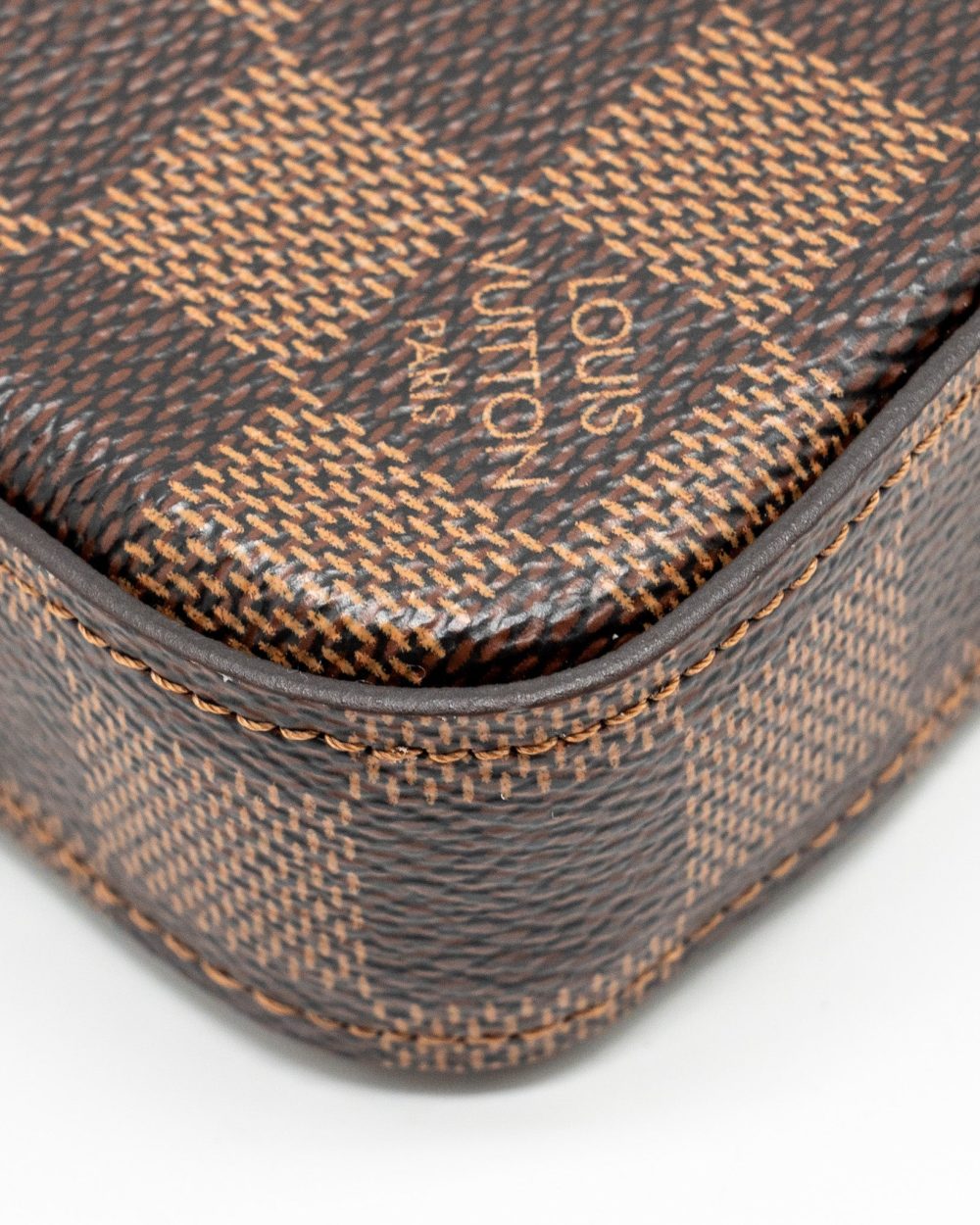 AAA Replica Louis Vuitton LV FELICIE POCHETTE DAMIER EBENE CANVAS GHW