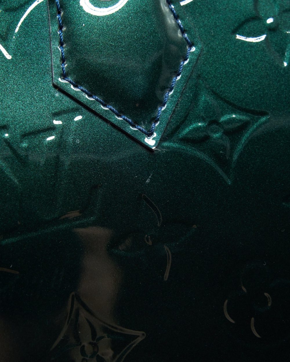 AAA Replica Louis Vuitton LV ALMA PM IN PATENT FORREST GREEN