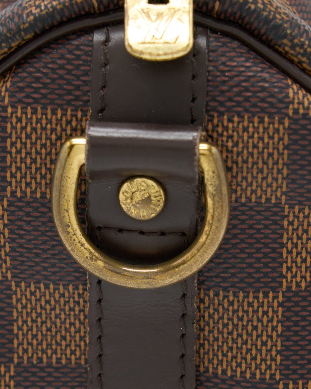 AAA Replica Louis Vuitton LV SPEEDY BANDOULIERE 25 DAMIER EBENE CANVAS GHW