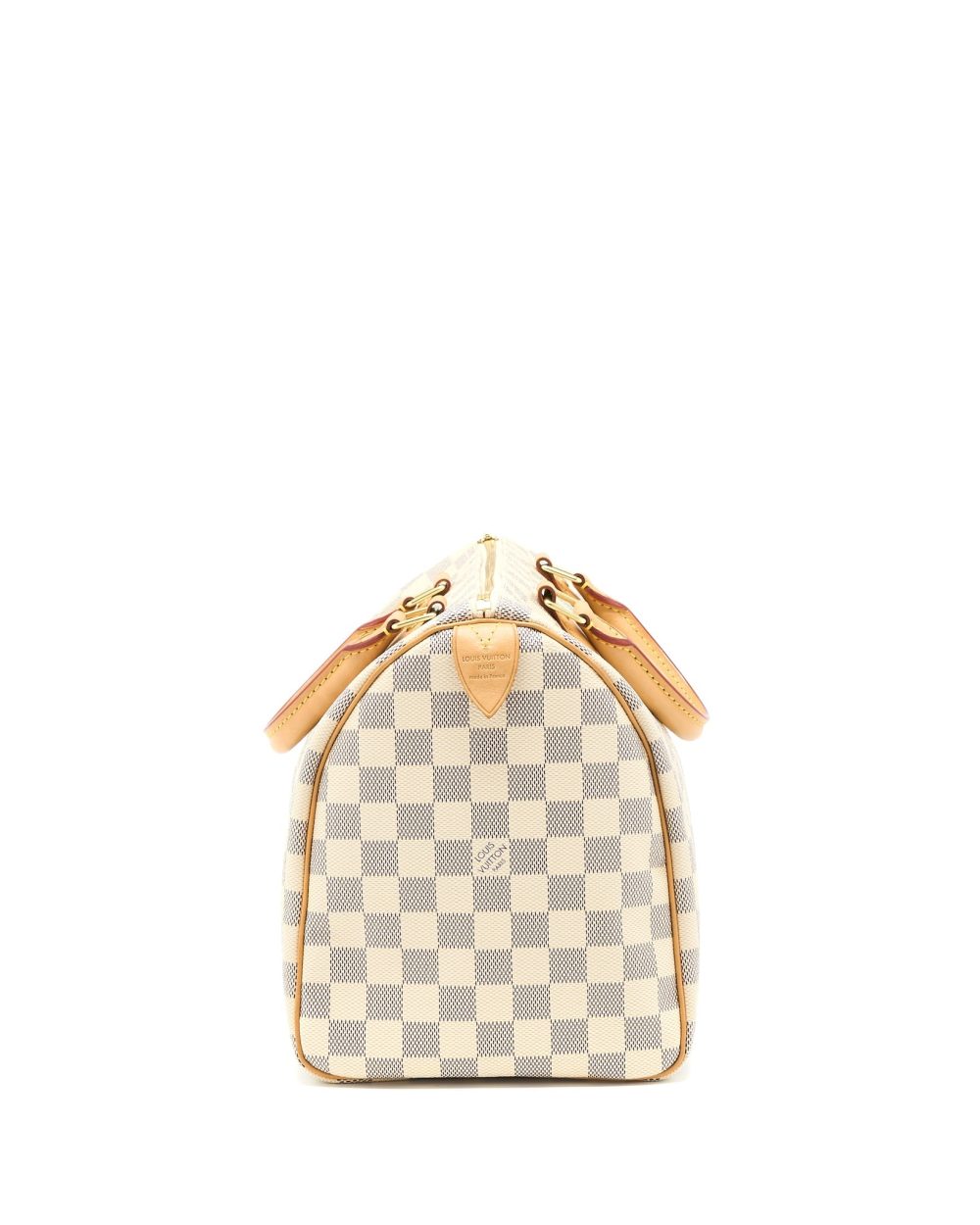 AAA Replica Louis Vuitton LV SPEEDY 30 DAMIER AZUR CANVAS GHW