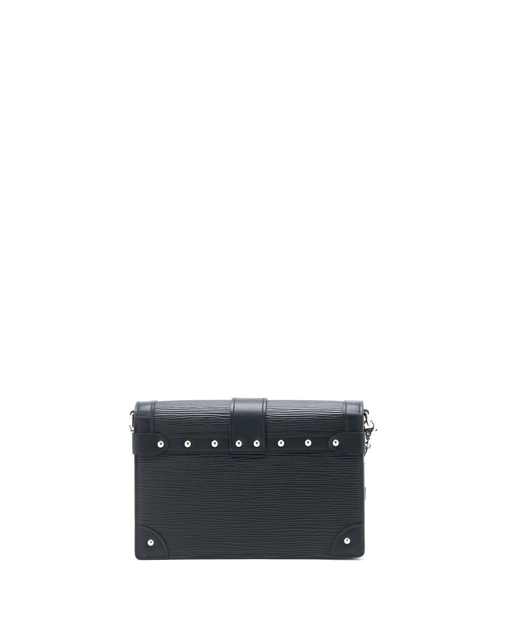 AAA Replica Louis Vuitton LV TRUNK CHAIN WALLET EPI BLACK SHW