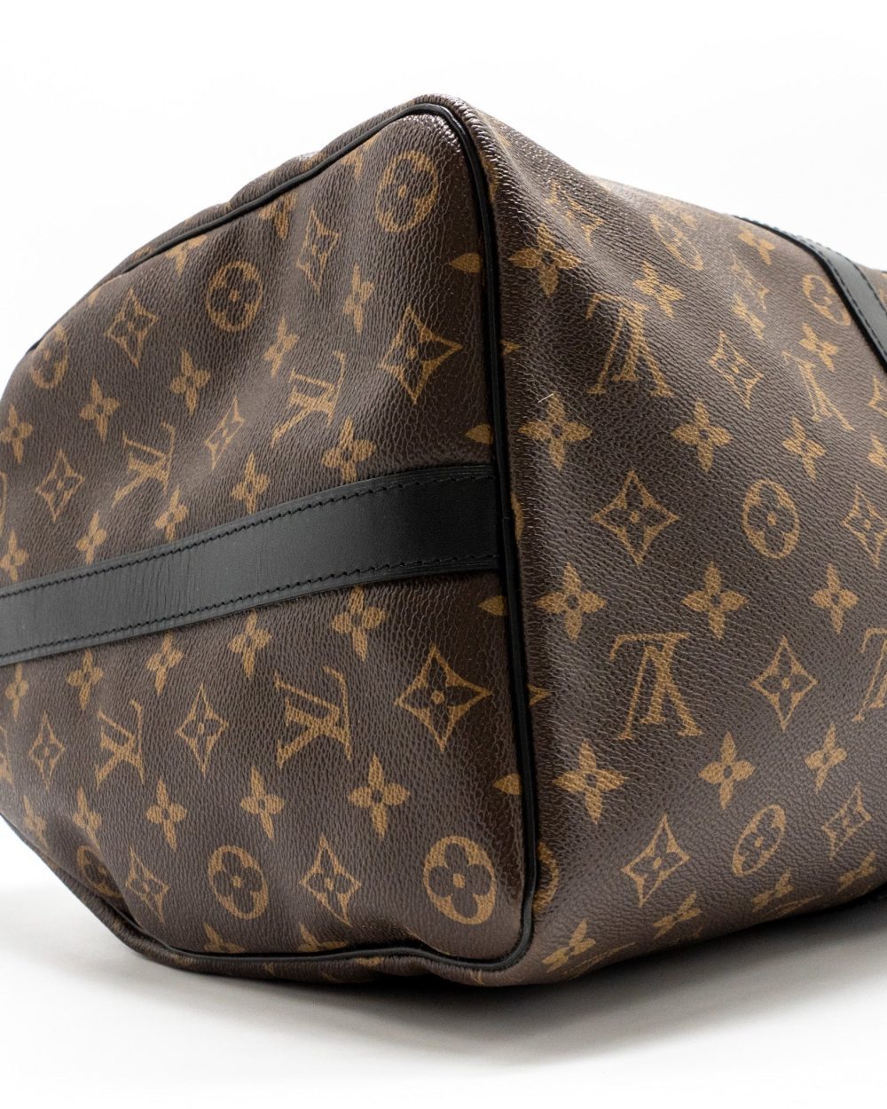 AAA Replica Louis Vuitton LV KEEPALL BANDOULIERE 45 MONOGRAM MACASSAR SHW