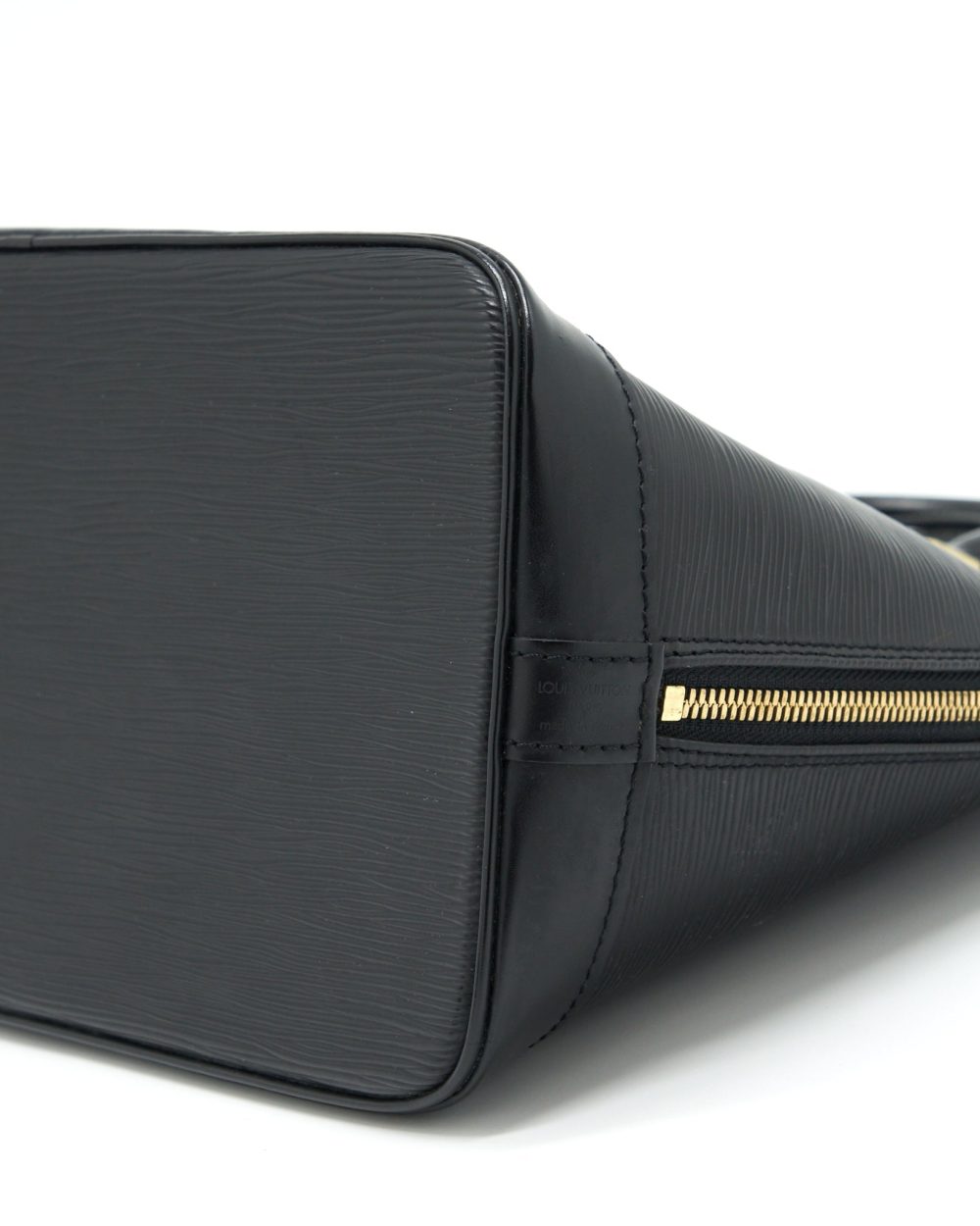 AAA Replica Louis Vuitton LV ALMA BAG EPI BLACK GHW