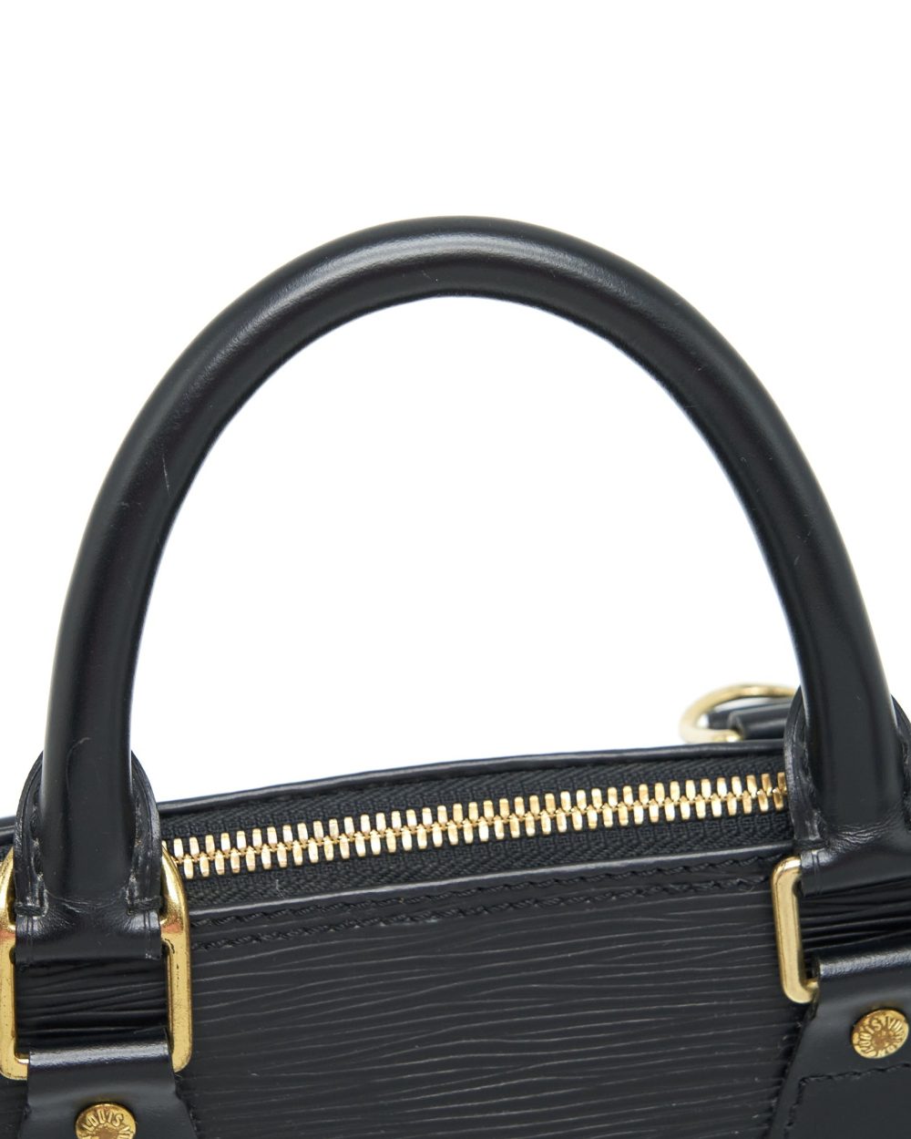 AAA Replica Louis Vuitton LV ALMA BAG EPI BLACK GHW