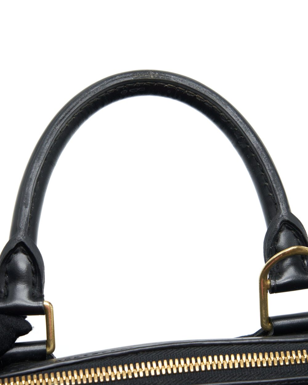 AAA Replica Louis Vuitton LV ALMA BAG EPI BLACK GHW