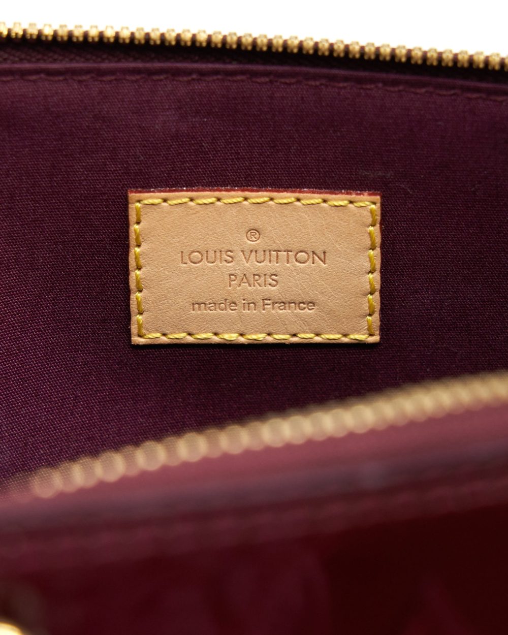 AAA Replica Louis Vuitton LV ALMA PM PATENT AMARANTE GHW