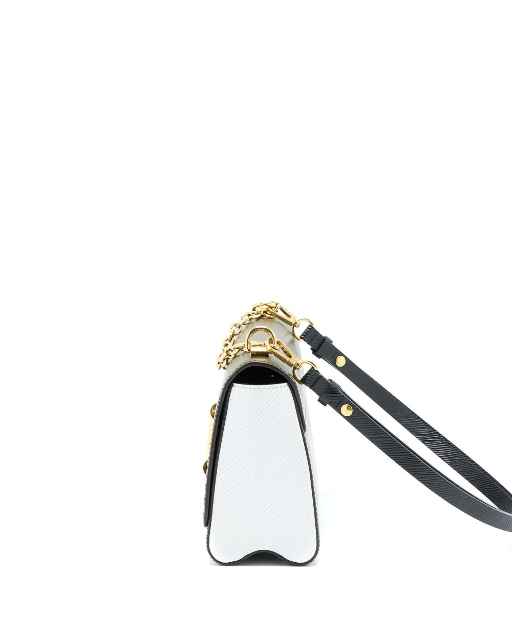 AAA Replica Louis Vuitton LV TWIST BAG MM EPI GREEN/WHITE GHW
