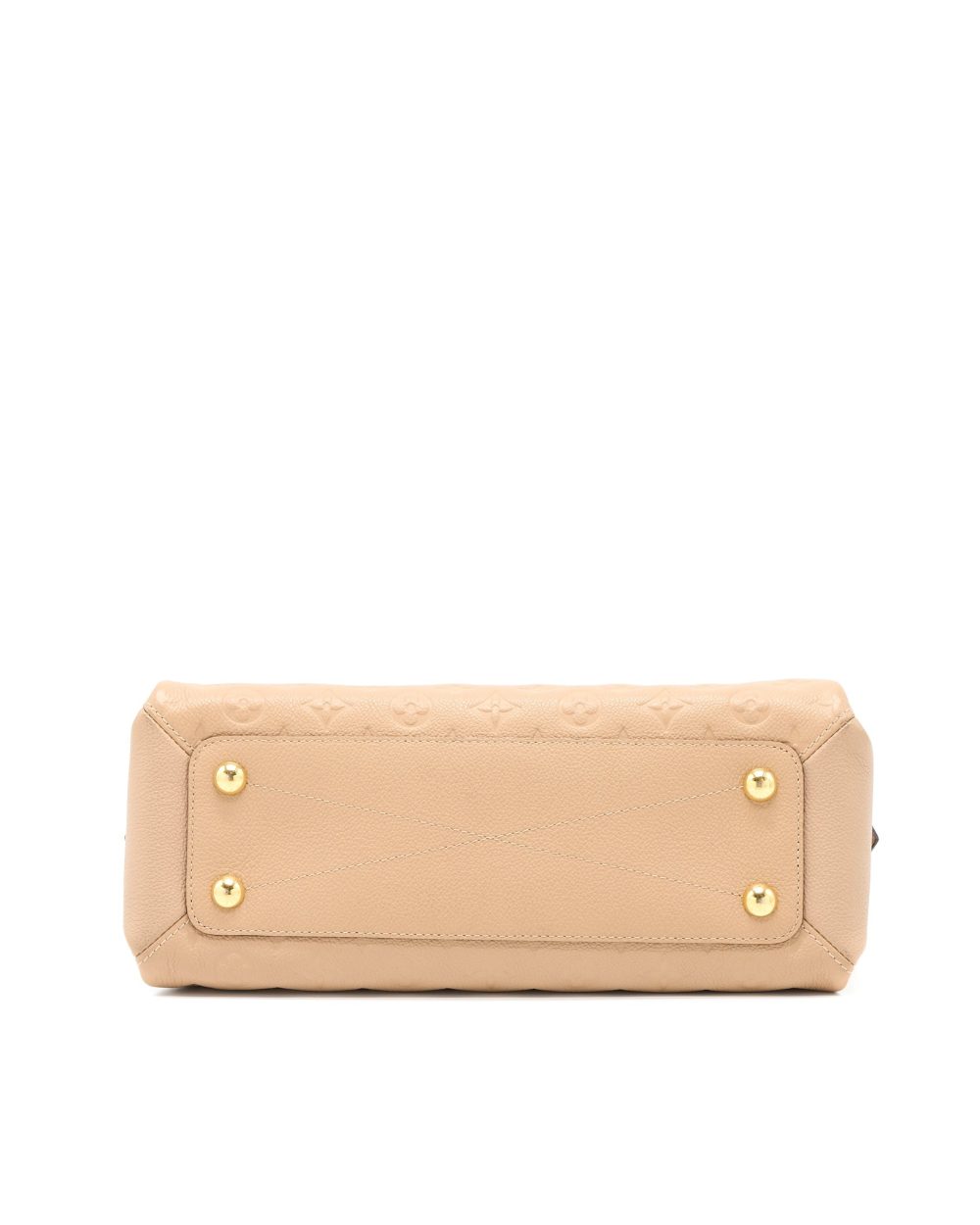 AAA Replica Louis Vuitton LV VOSGES MM MONOGRAM EMPREINTE DARK BEIGE GHW