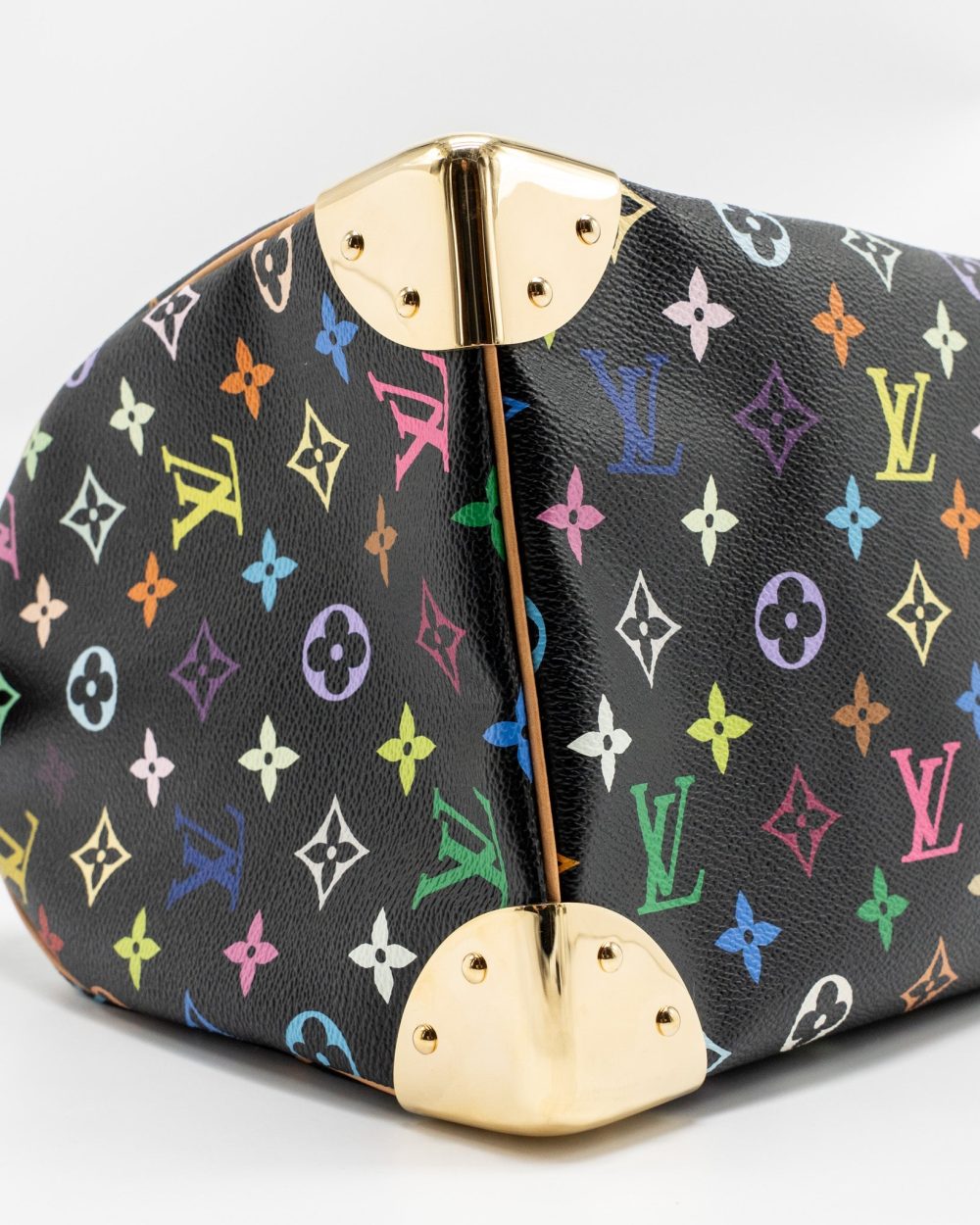 AAA Replica Louis Vuitton LV X TAKASHI MURAKAMI SPEEDY 30 LIMITED EDITION MULTICOLOURED MONOGRAM CANVAS BLACK GHW