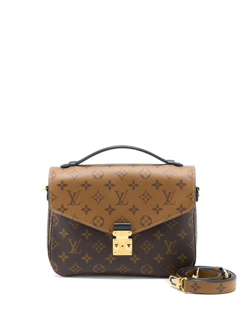 AAA Replica Louis Vuitton LV POCHETTE MÉTIS MONOGRAM REVERSE CANVAS GHW