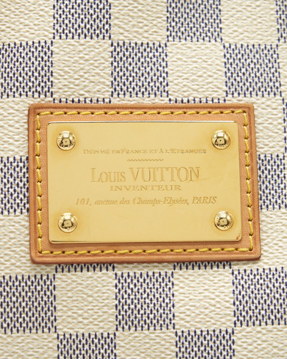 AAA Replica Louis Vuitton LV HAMPSTEAD PM DAMIER AZUR CANVAS GHW