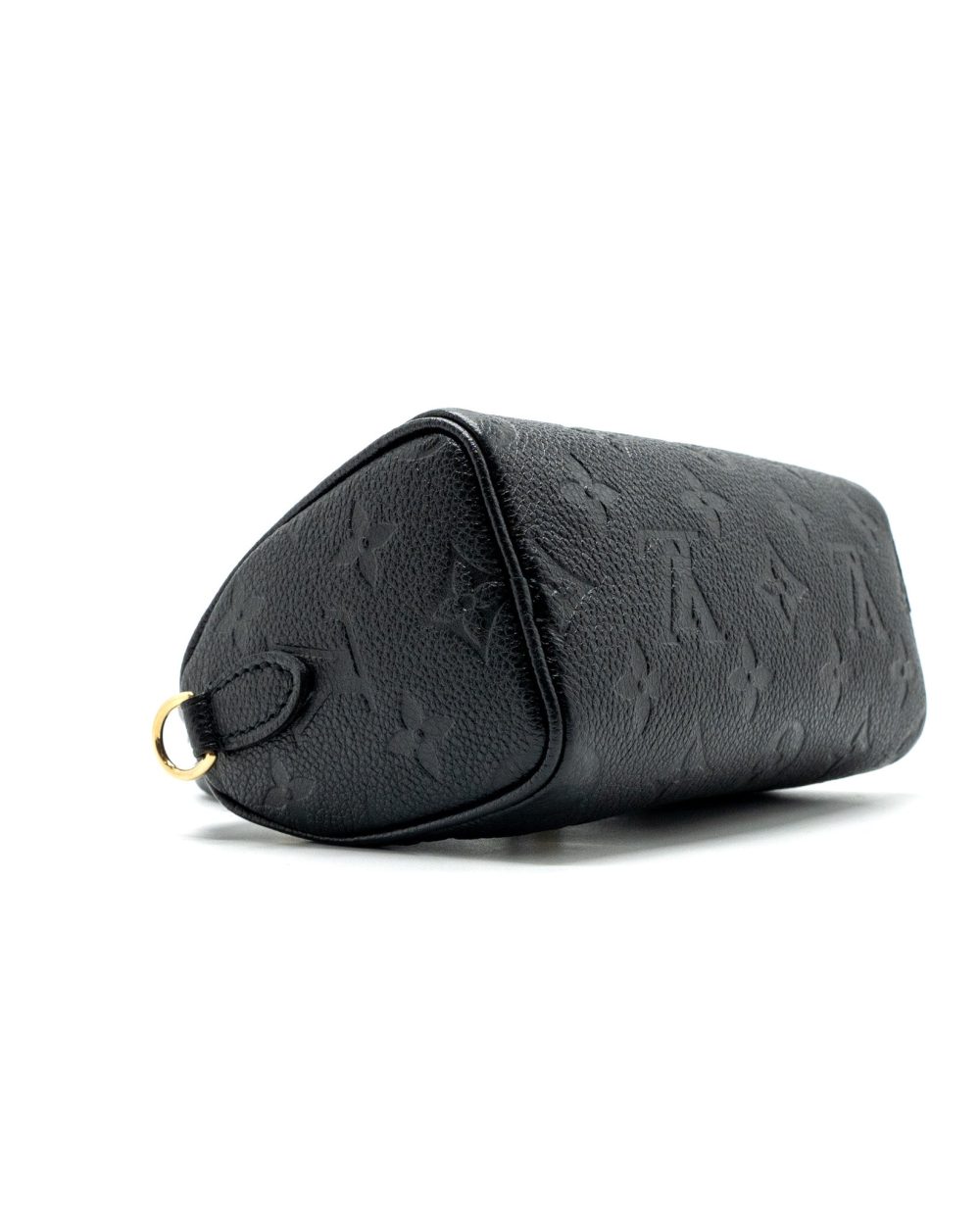 AAA Replica Louis Vuitton LV NANO SPEEDY MONOGRAM EMPREINTE BLACK GHW(NEW VERSION)